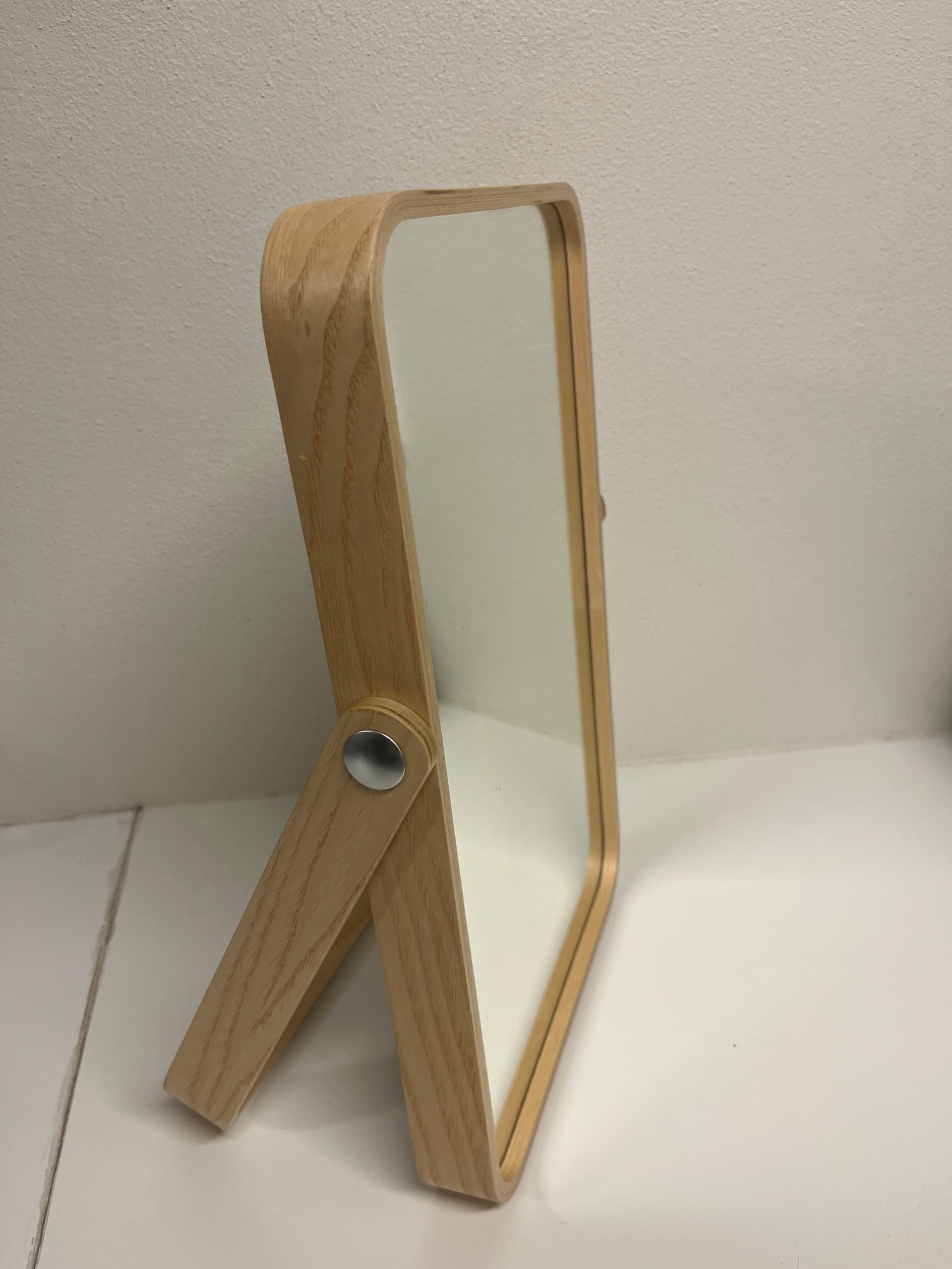 IKORNNES table mirror, ash, 27x40 cm