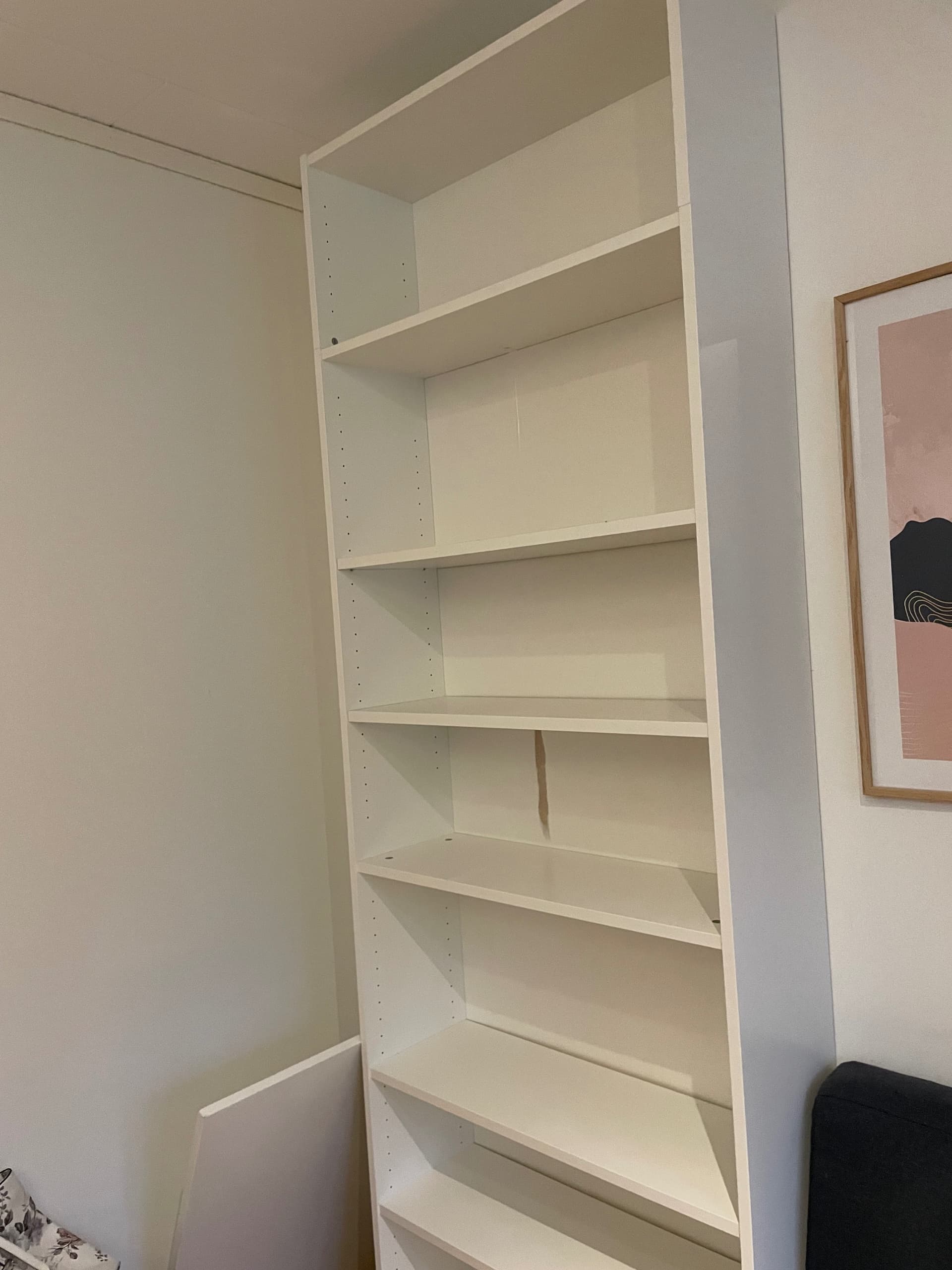 BILLY bookcase, white, 80x28x202 cm