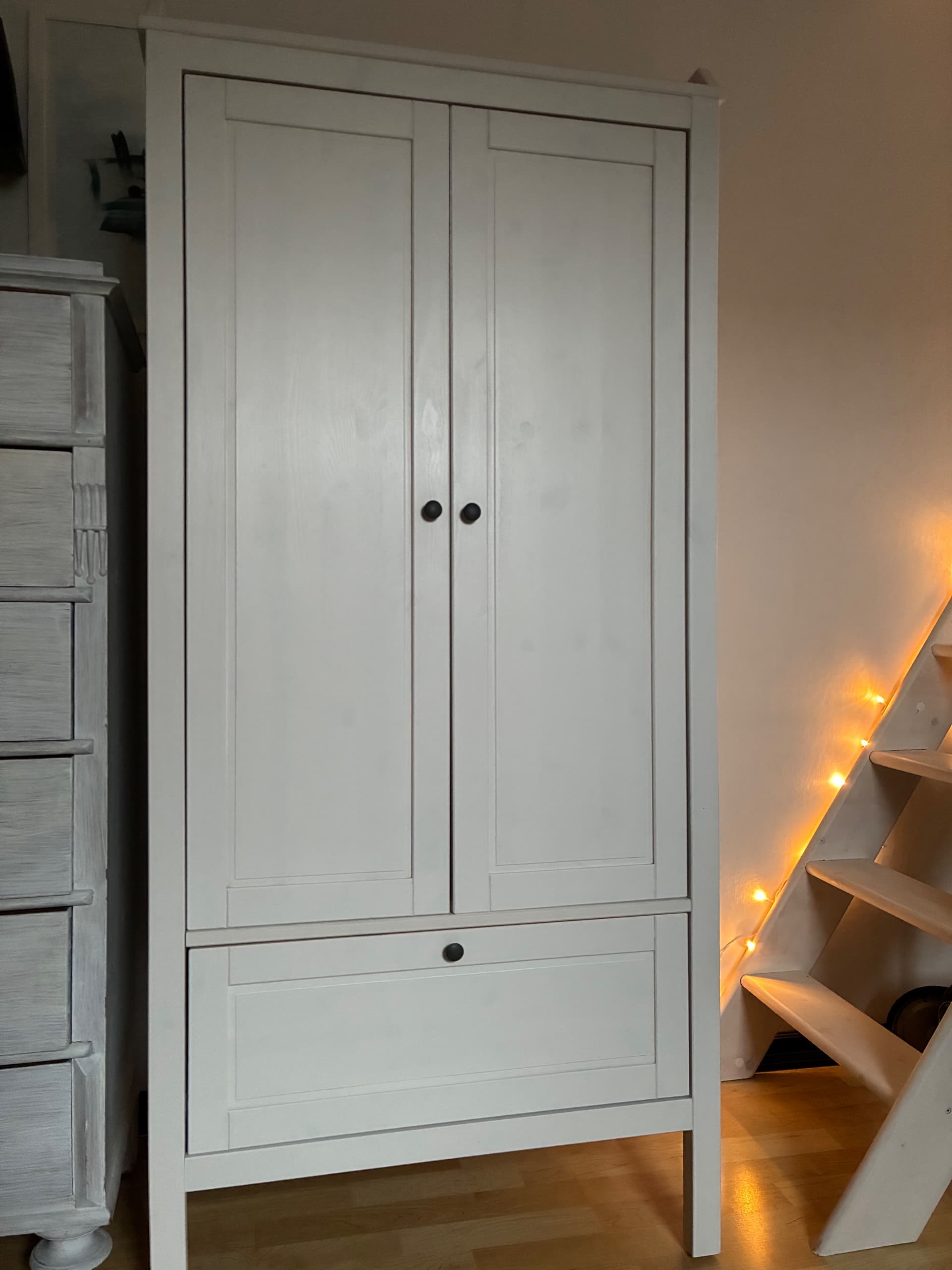 SUNDVIK wardrobe, white, 80x50x171 cm