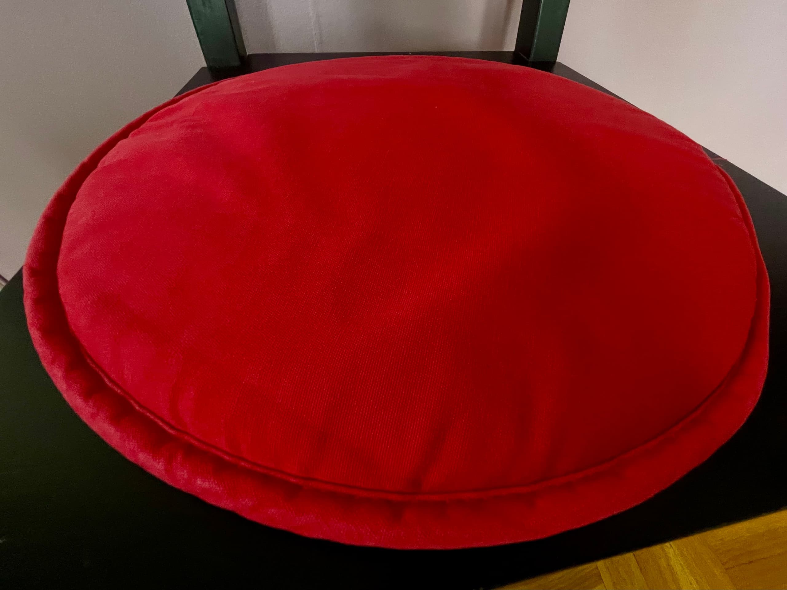 ÄNGSFRÄKEN chair pad, brown-red/in/outdoor, 36 cm