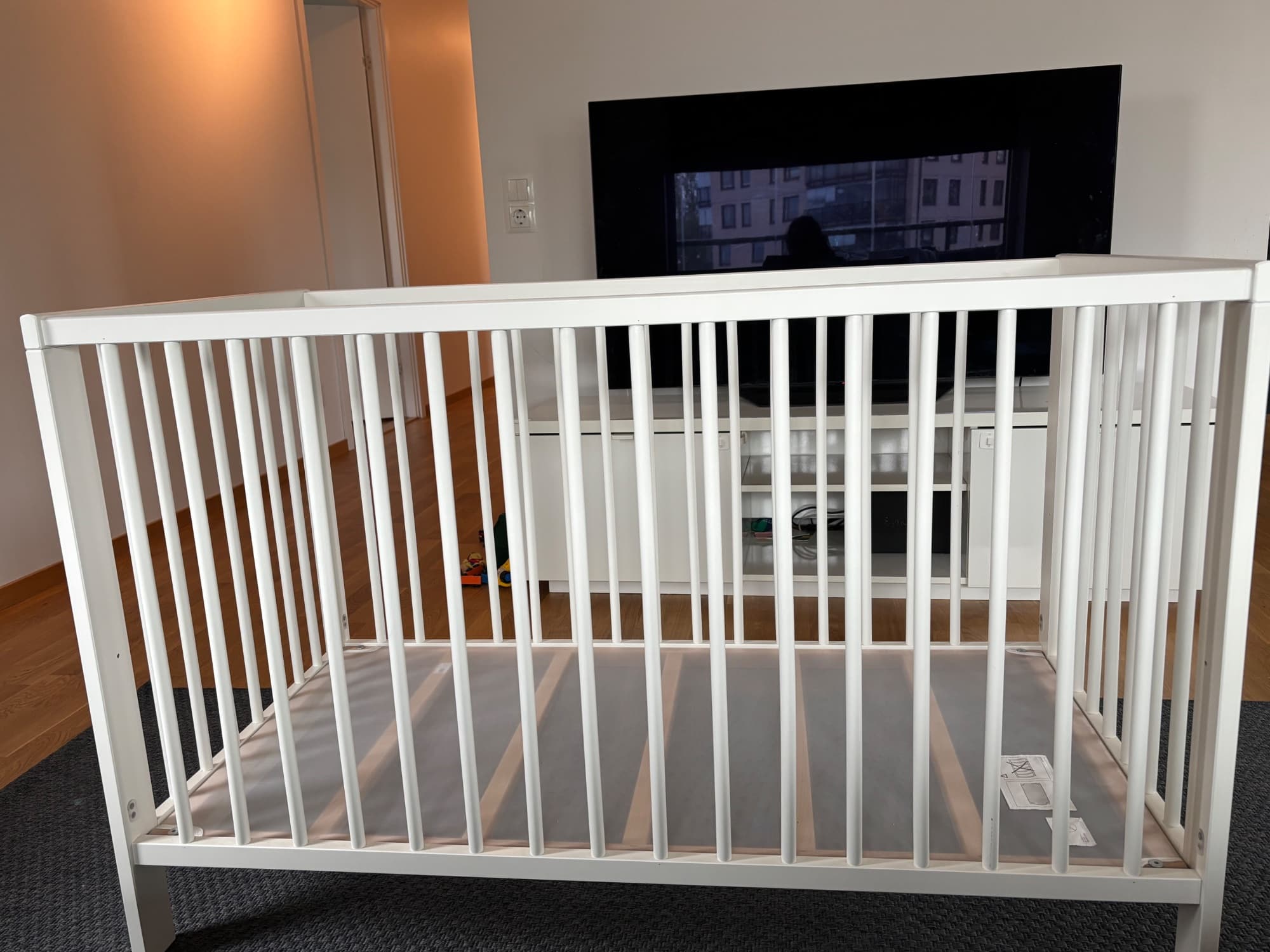 GULLIVER cot, white, 60x120 cm