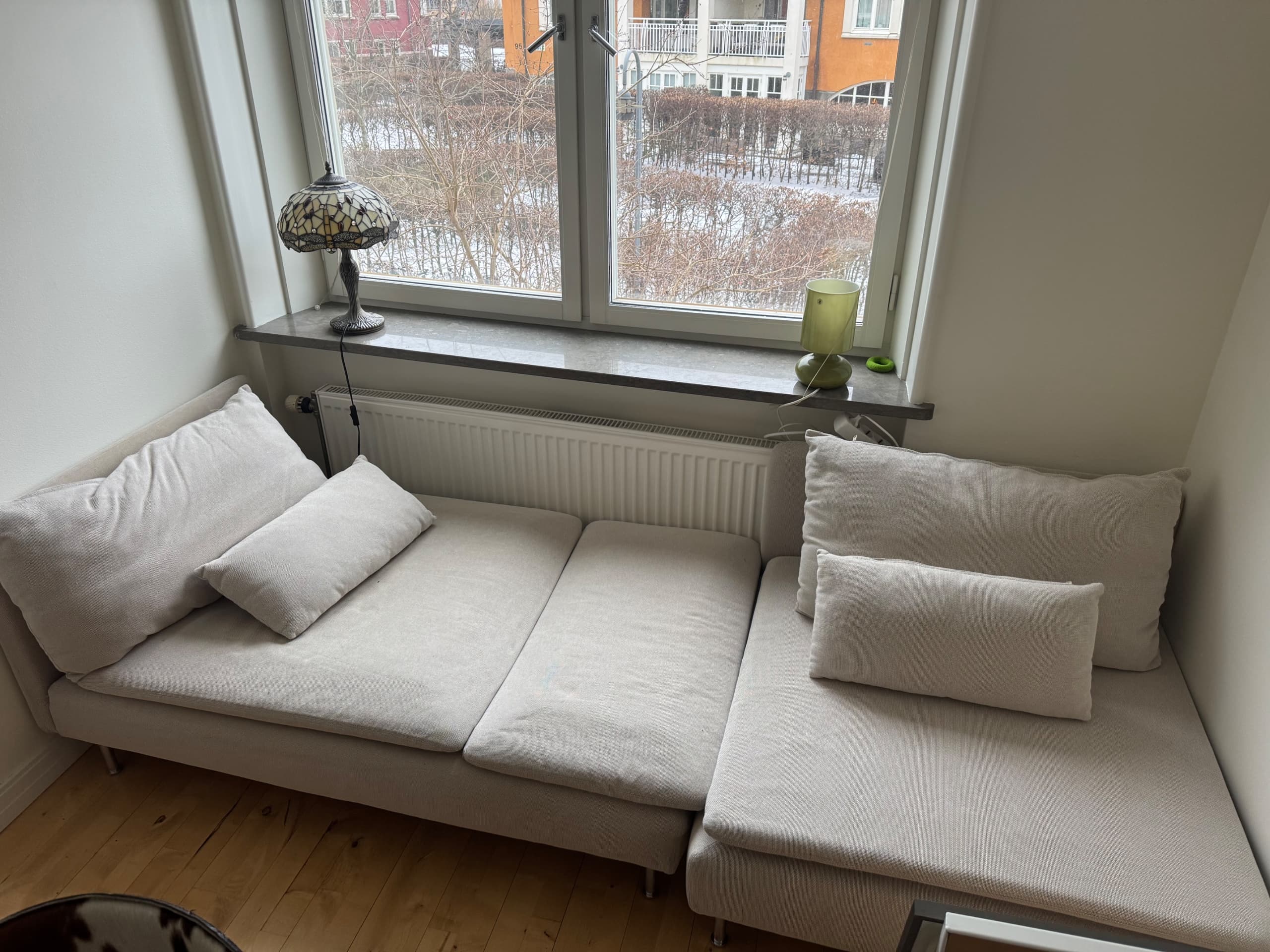 SÖDERHAMN 1-sits sektion, Gunnared beige
