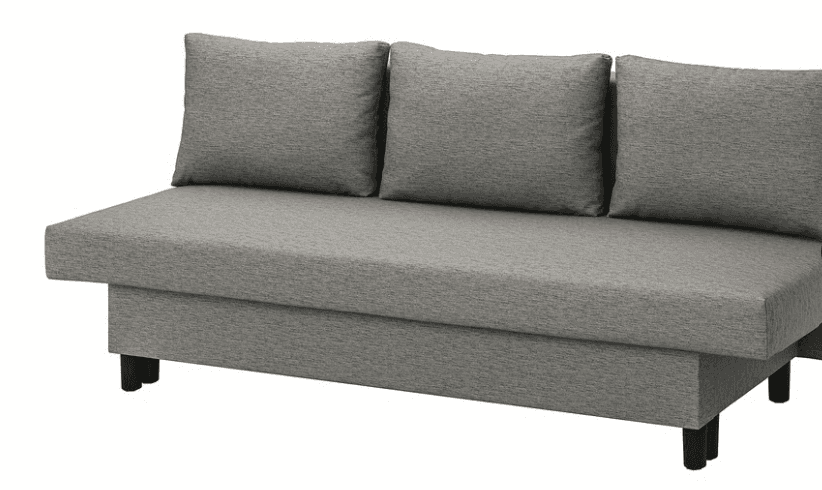 ÄLVDALEN 3-seat sofa-bed, Knisa grey-beige