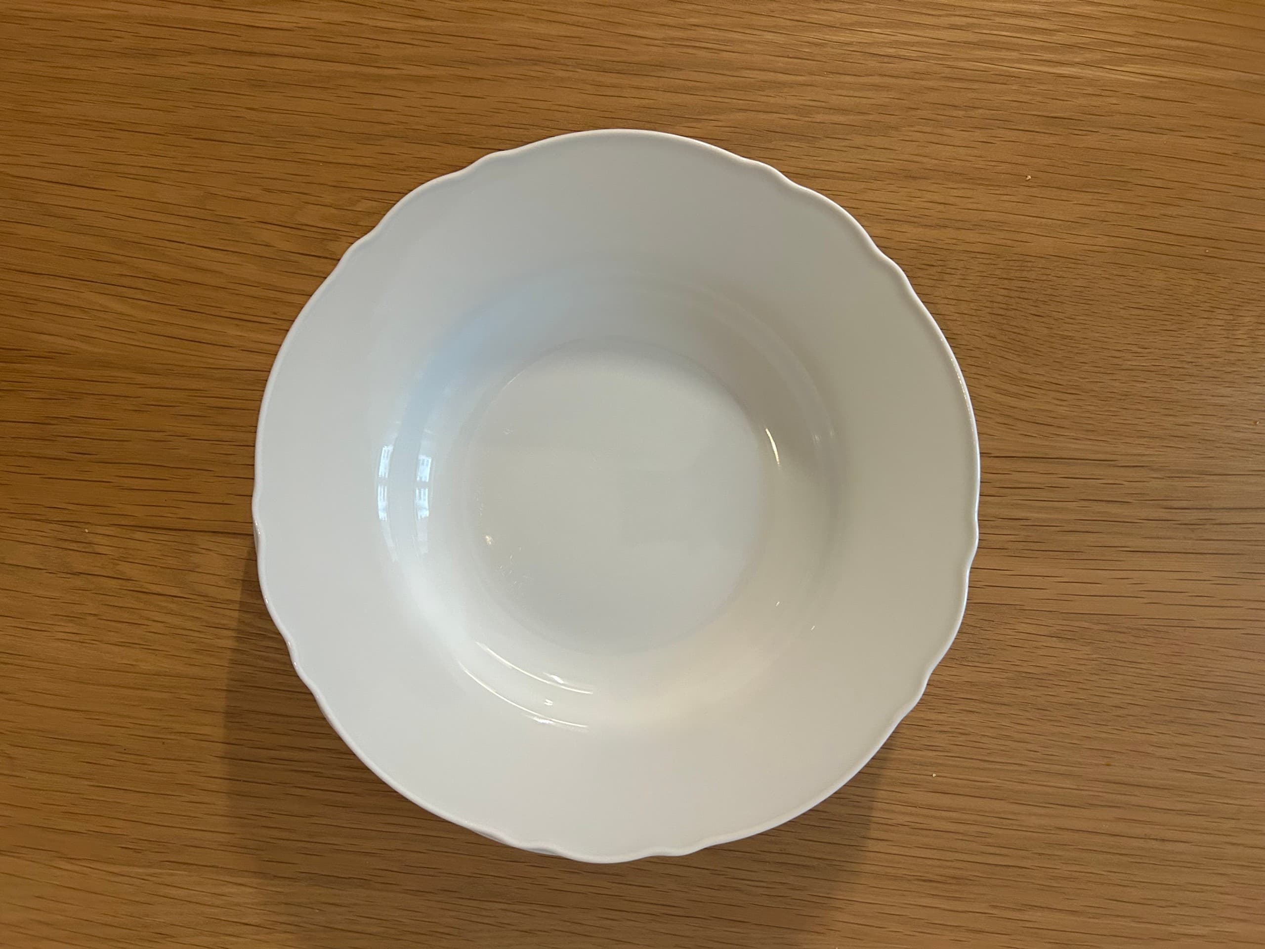 UPPLAGA deep plate, white, 26 cm