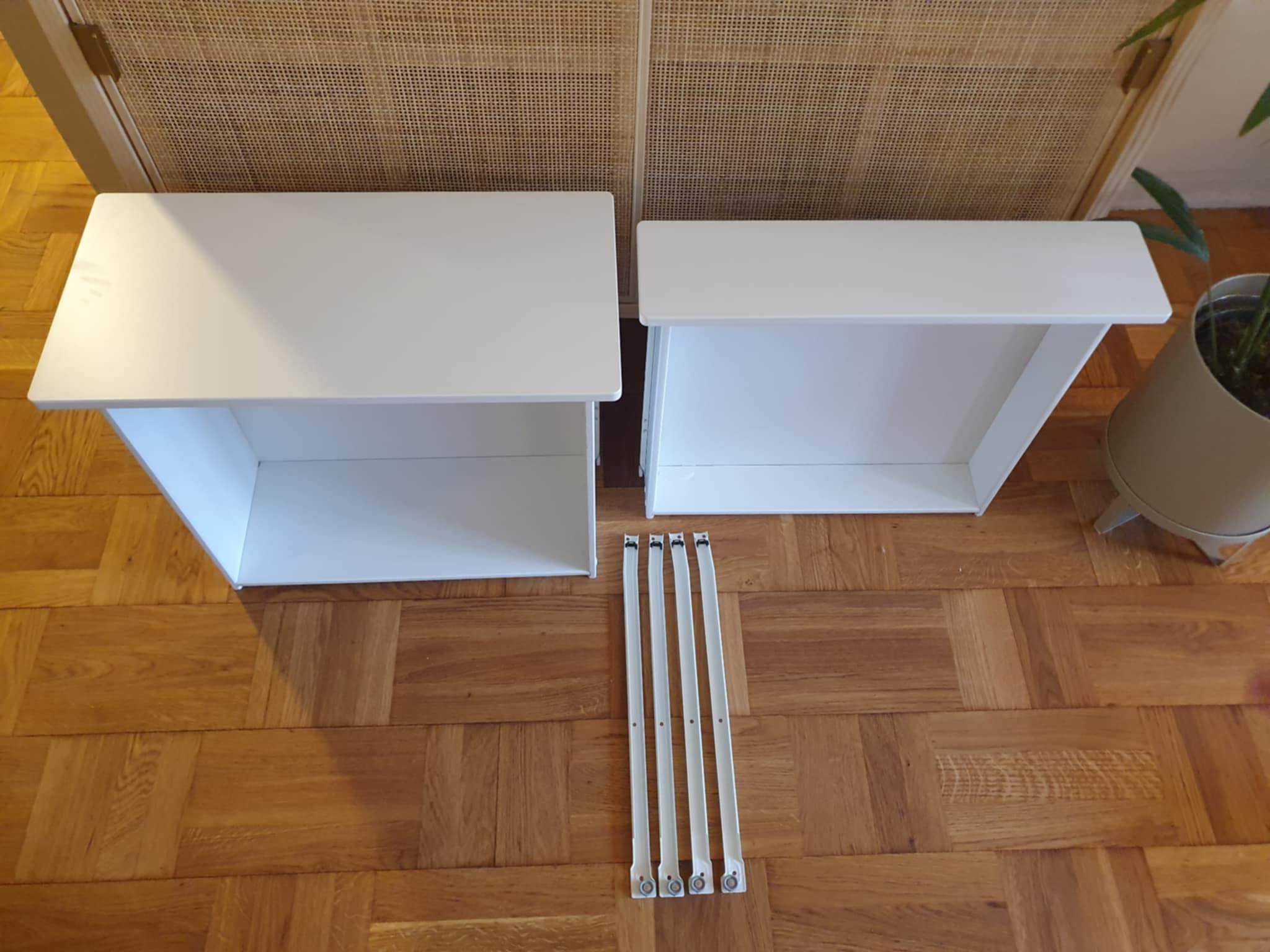 KONSTRUERA drawer without front, white, 30x60 cm
