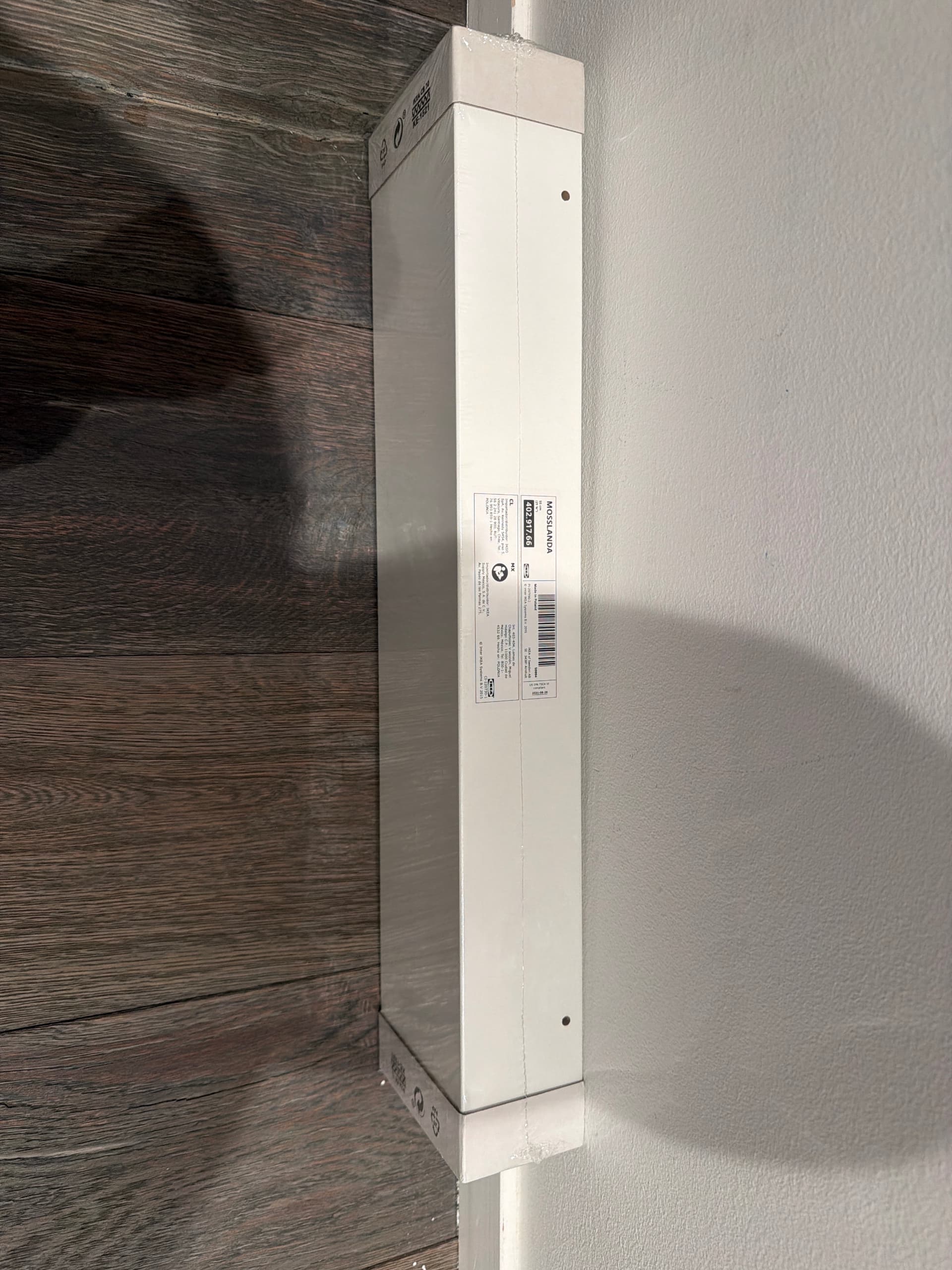 MOSSLANDA picture ledge, white, 55 cm