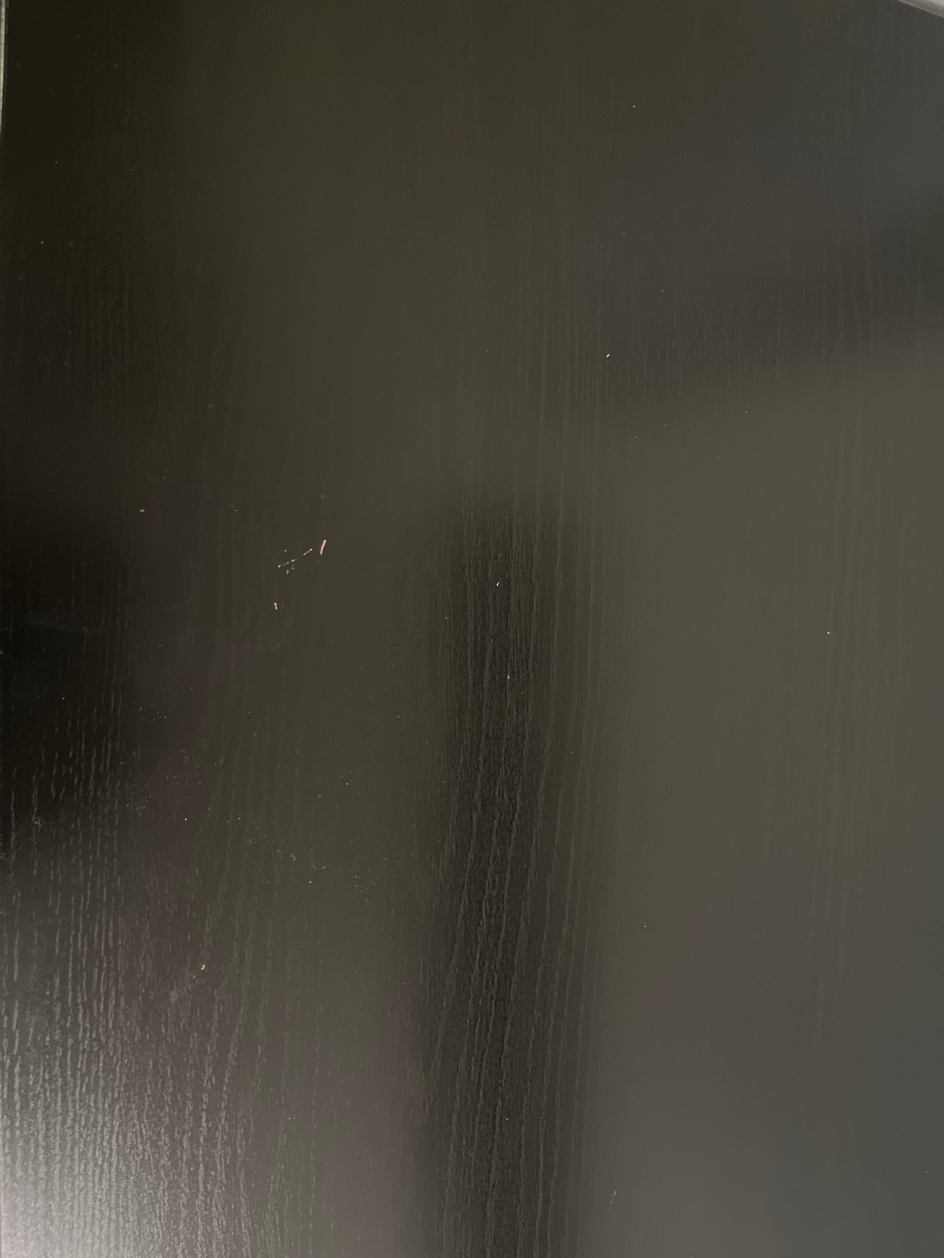 MICKE Skrivbord, svartbrun, 142x50 cm