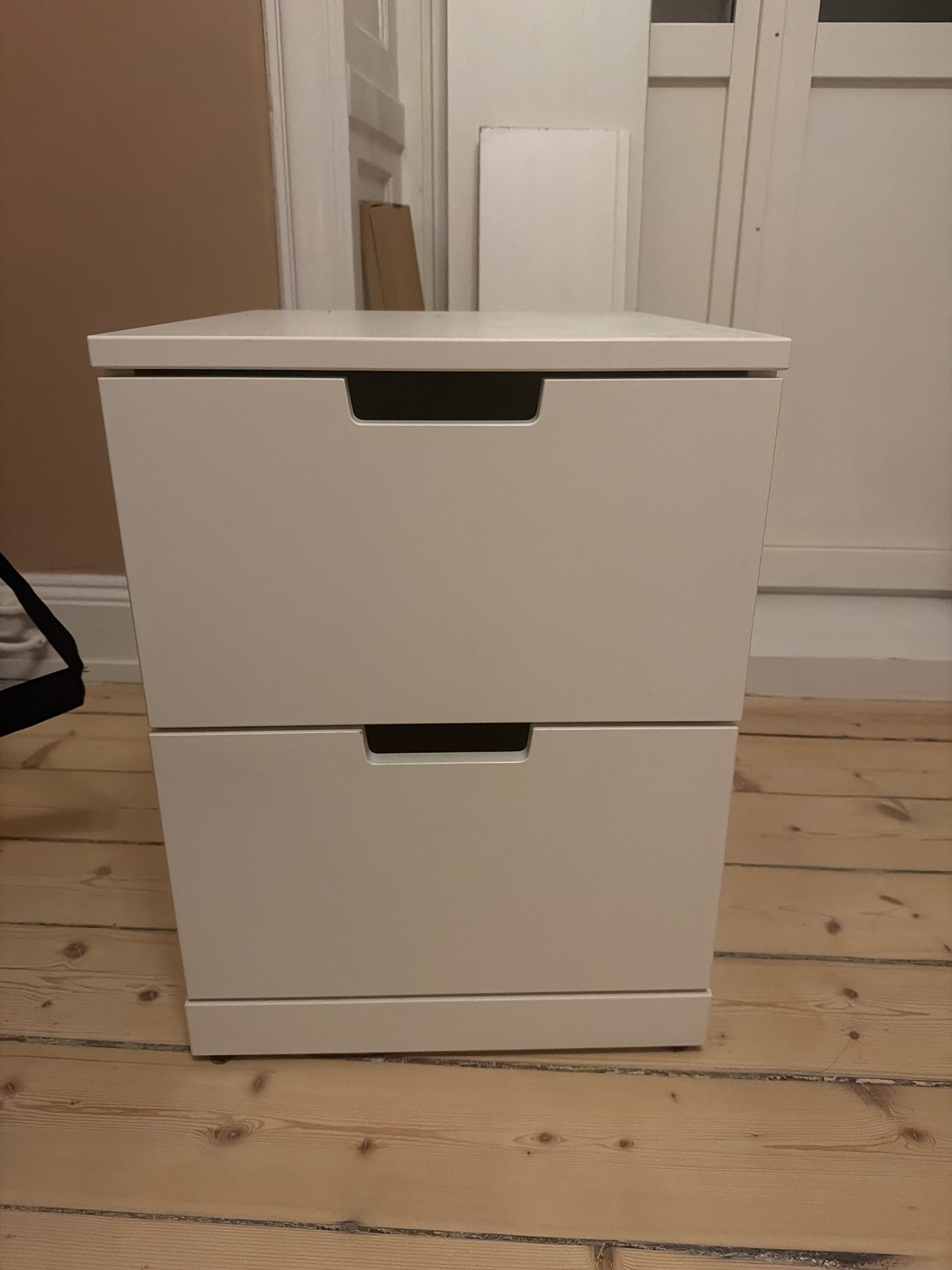 NORDLI chest of 2 drawers, white, 40x54 cm