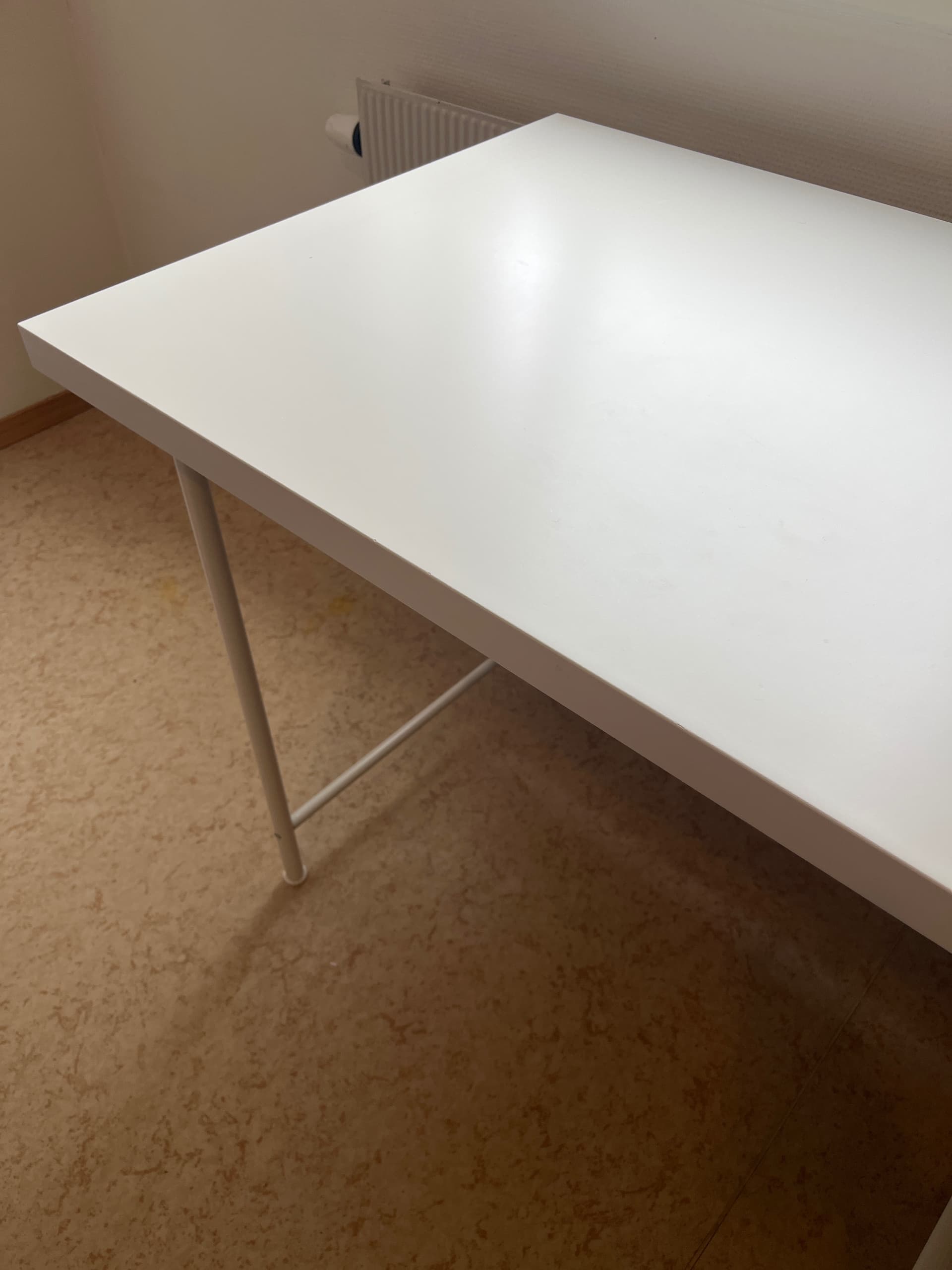 LAGKAPTEN / SPÄND desk, white, 120x60 cm