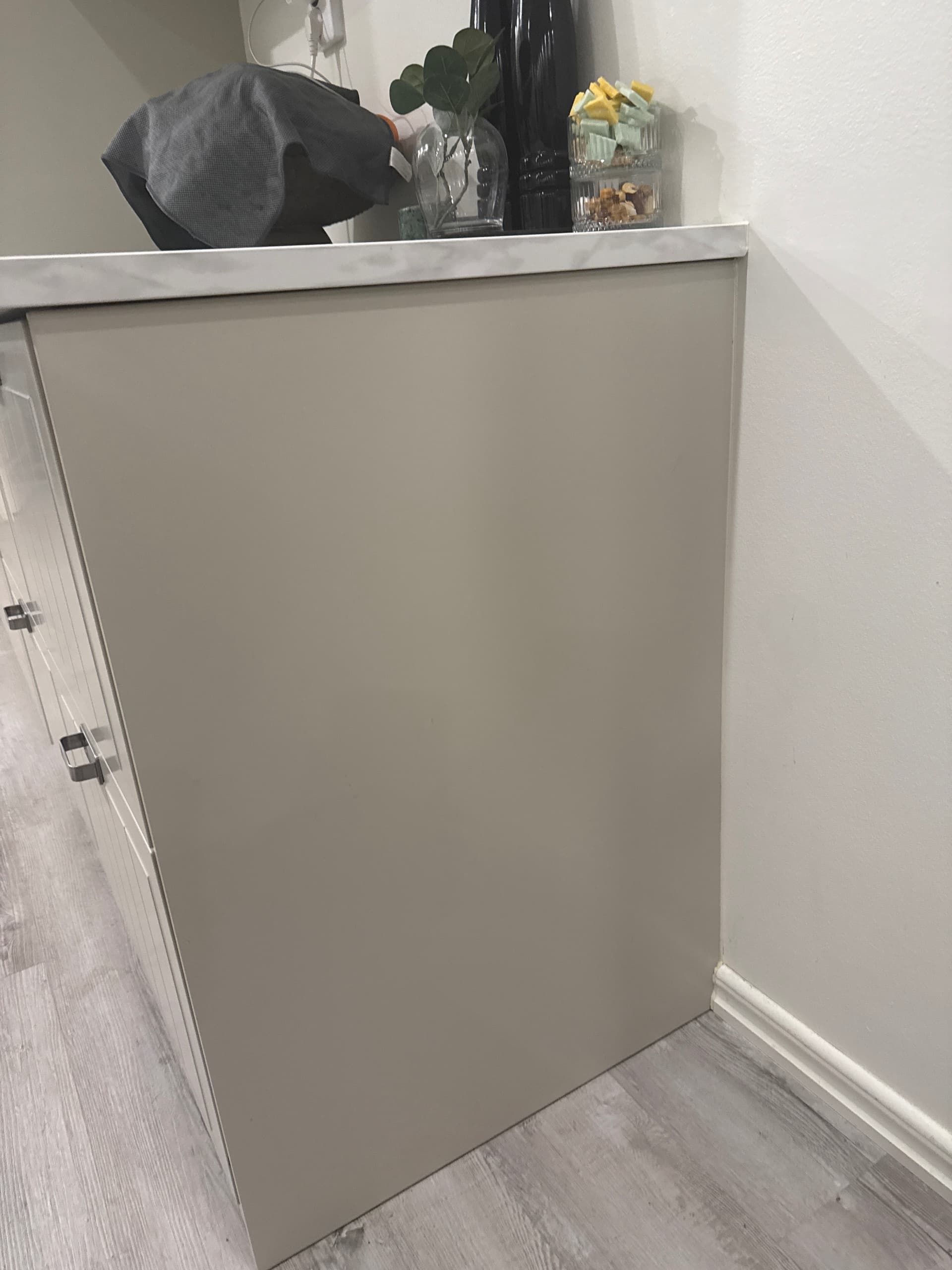 STENSUND cover panel, beige, 62x80 cm