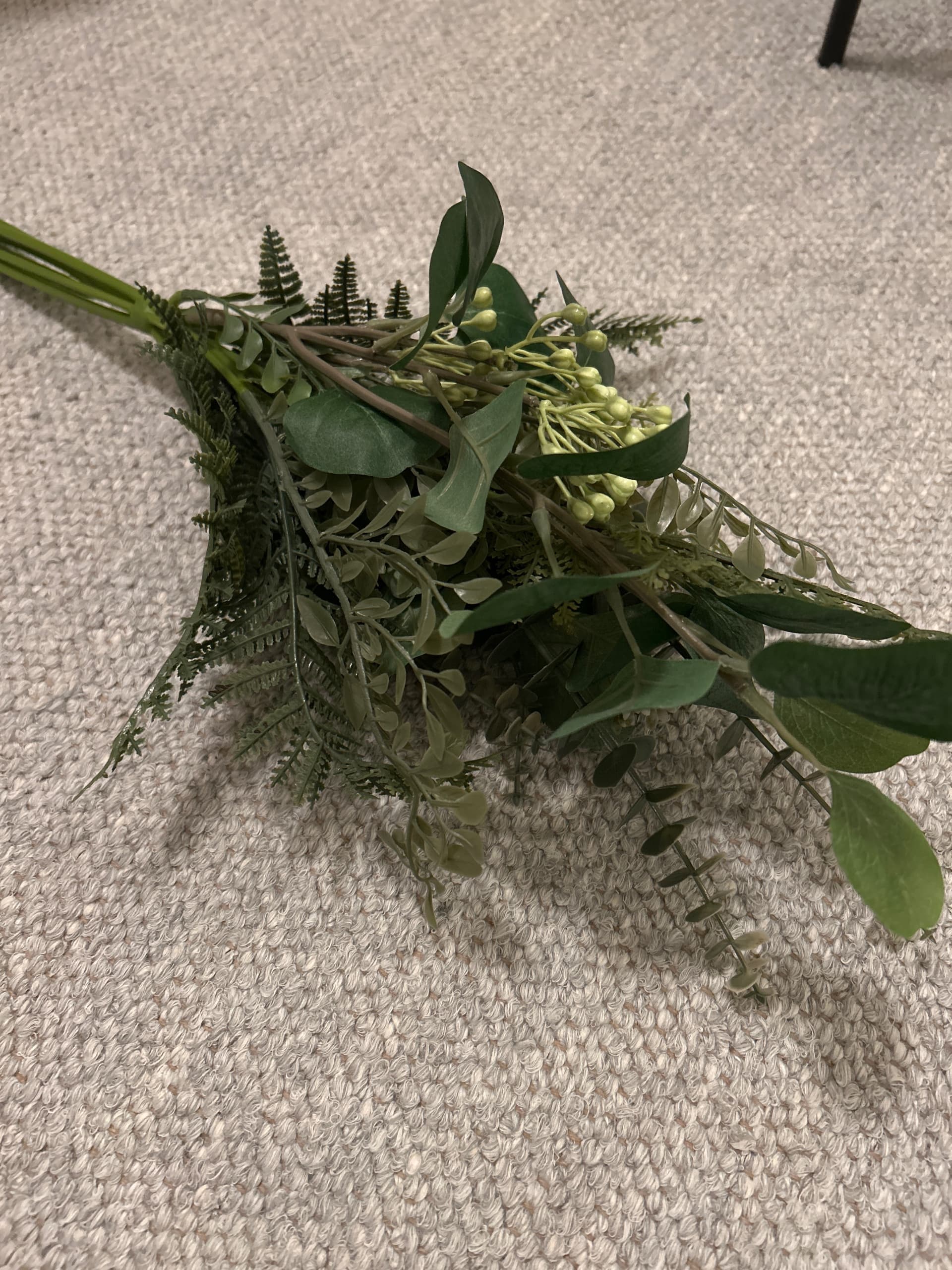SMYCKA artificial bouquet, in/outdoor green, 50 cm