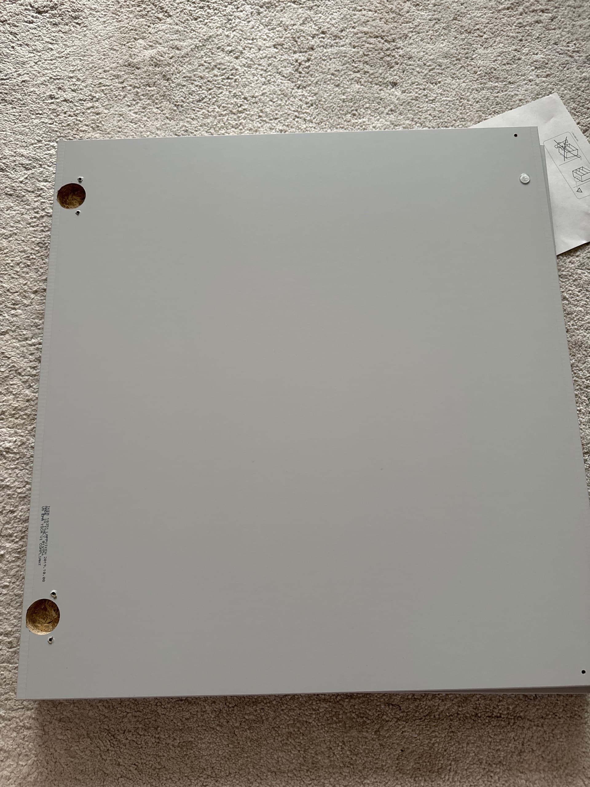 VÄSTERVIKEN door, white, 60x64 cm