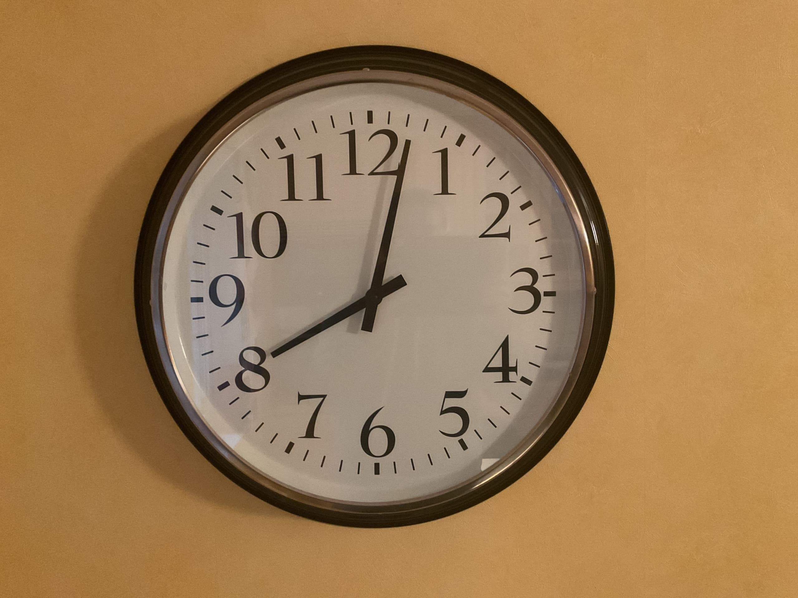 BRAVUR wall clock, black, 59 cm