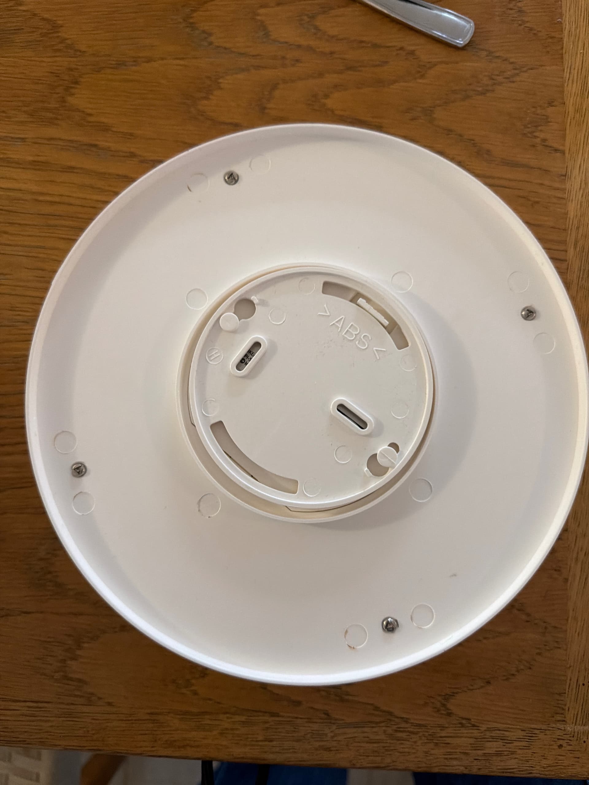 SJÖNÖT LED ceiling/wall lamp, battery-operated white