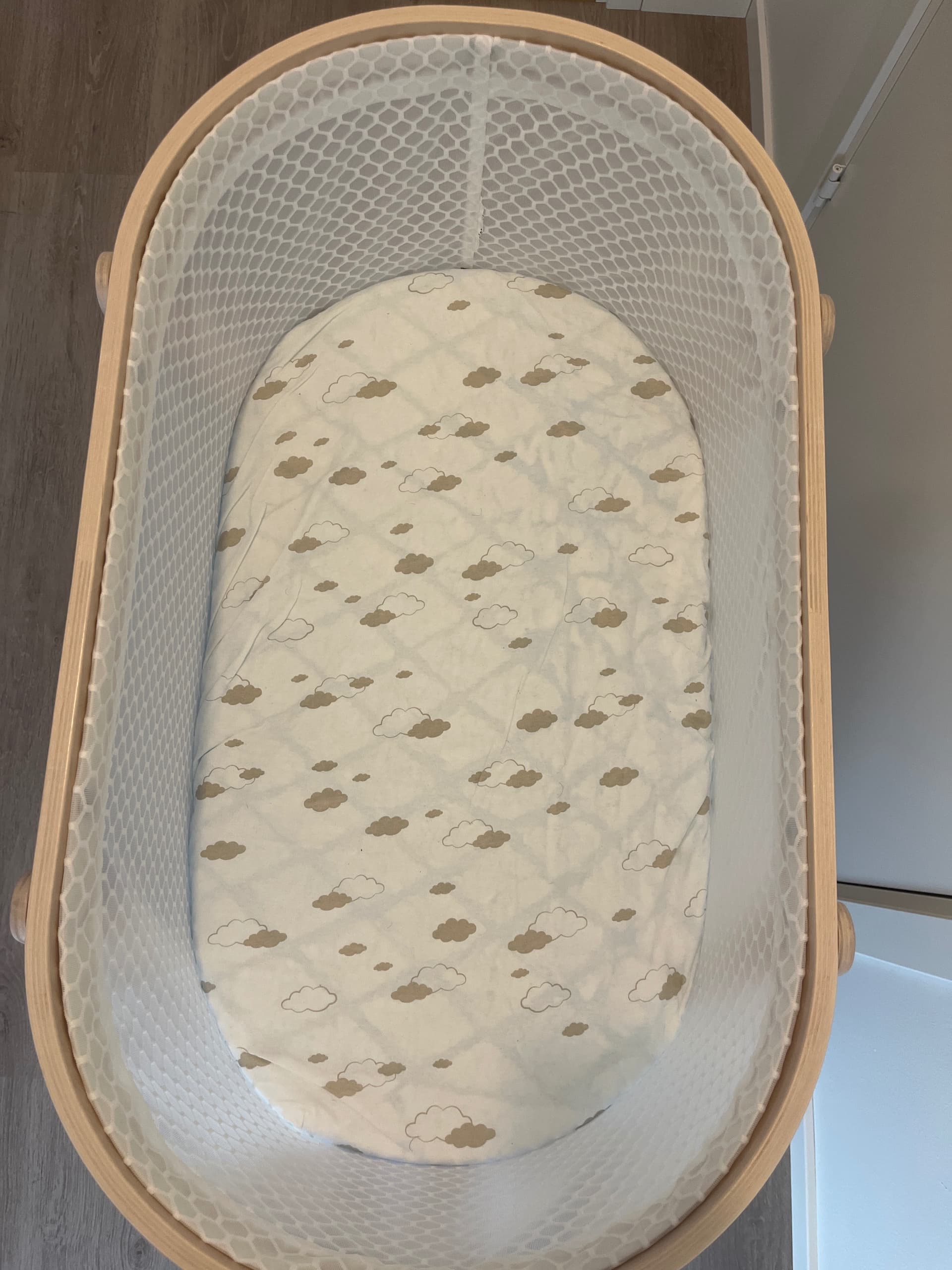 ÄLSKVÄRD bassinet, birch, 40x73 cm