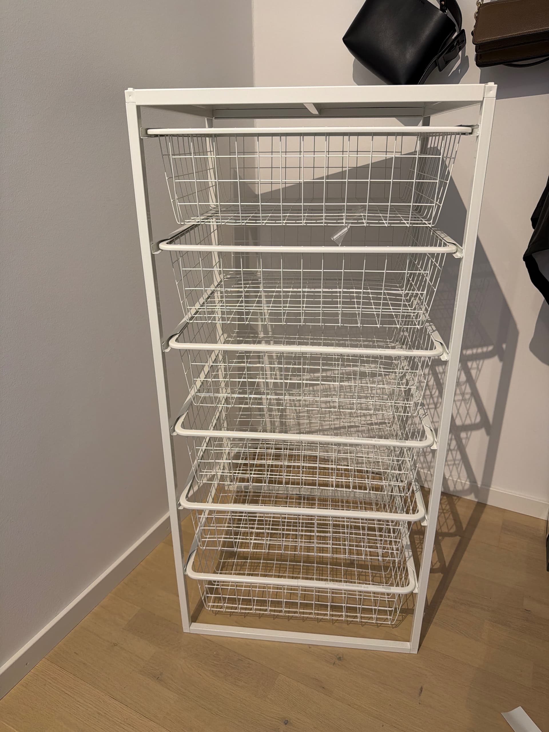 JONAXEL storage combination, white, 50x51x104 cm