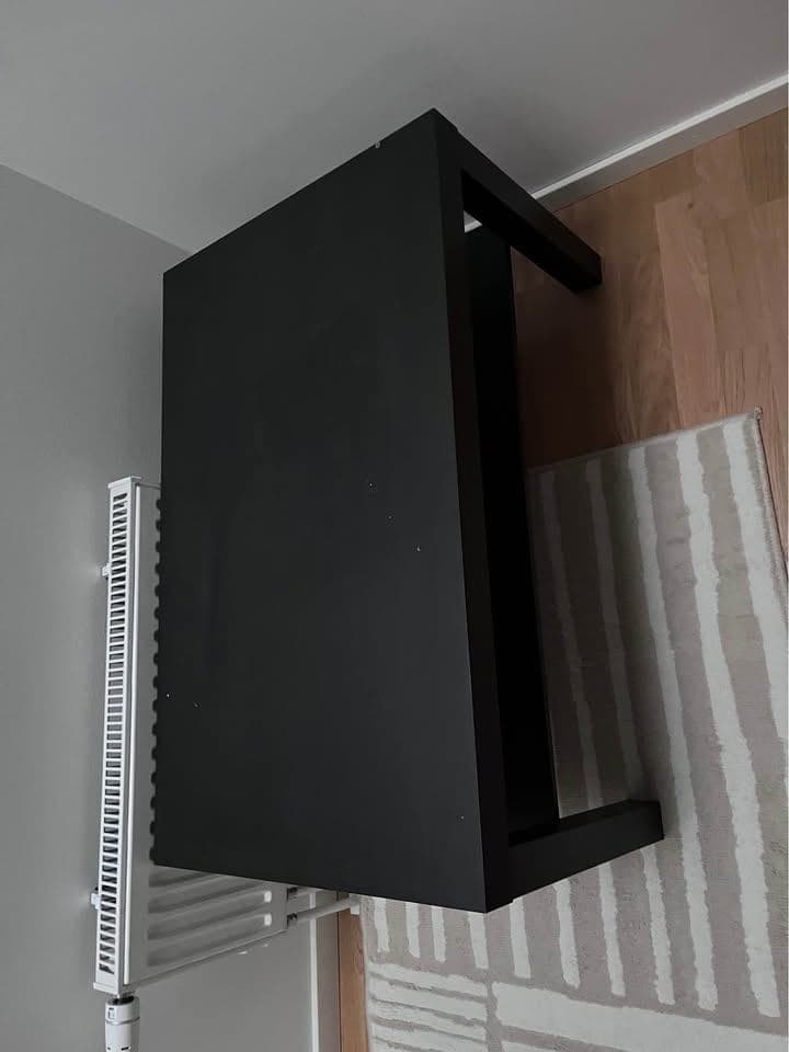 LACK Soffbord, svartbrun, 90x55 cm