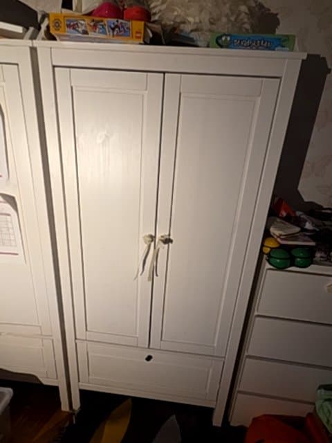 SUNDVIK wardrobe, white, 80x50x171 cm