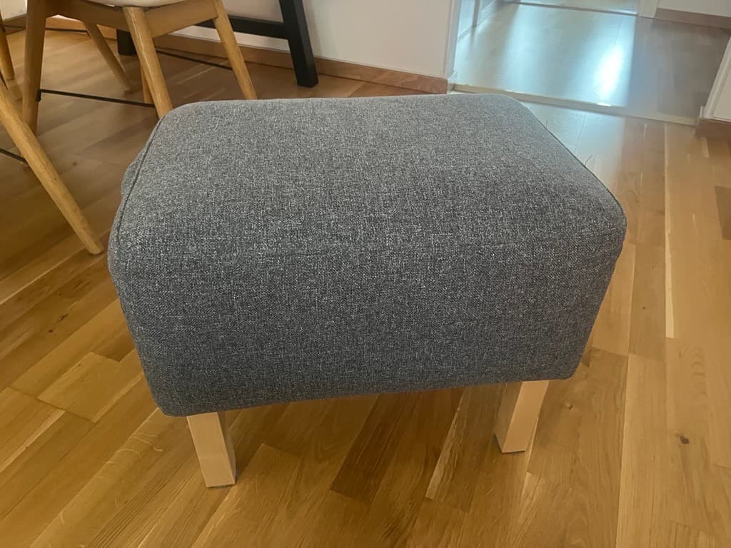 STRANDMON Fotpall, Nordvalla mörkgrå