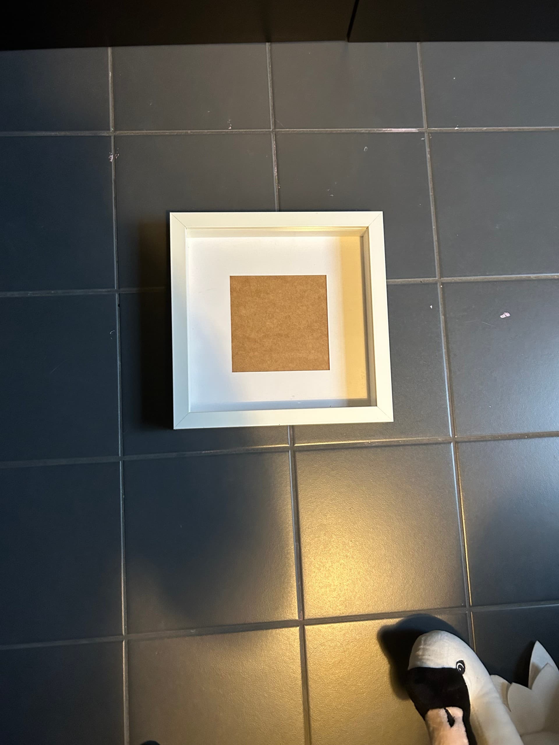 SANNAHED frame, white, 25x25 cm
