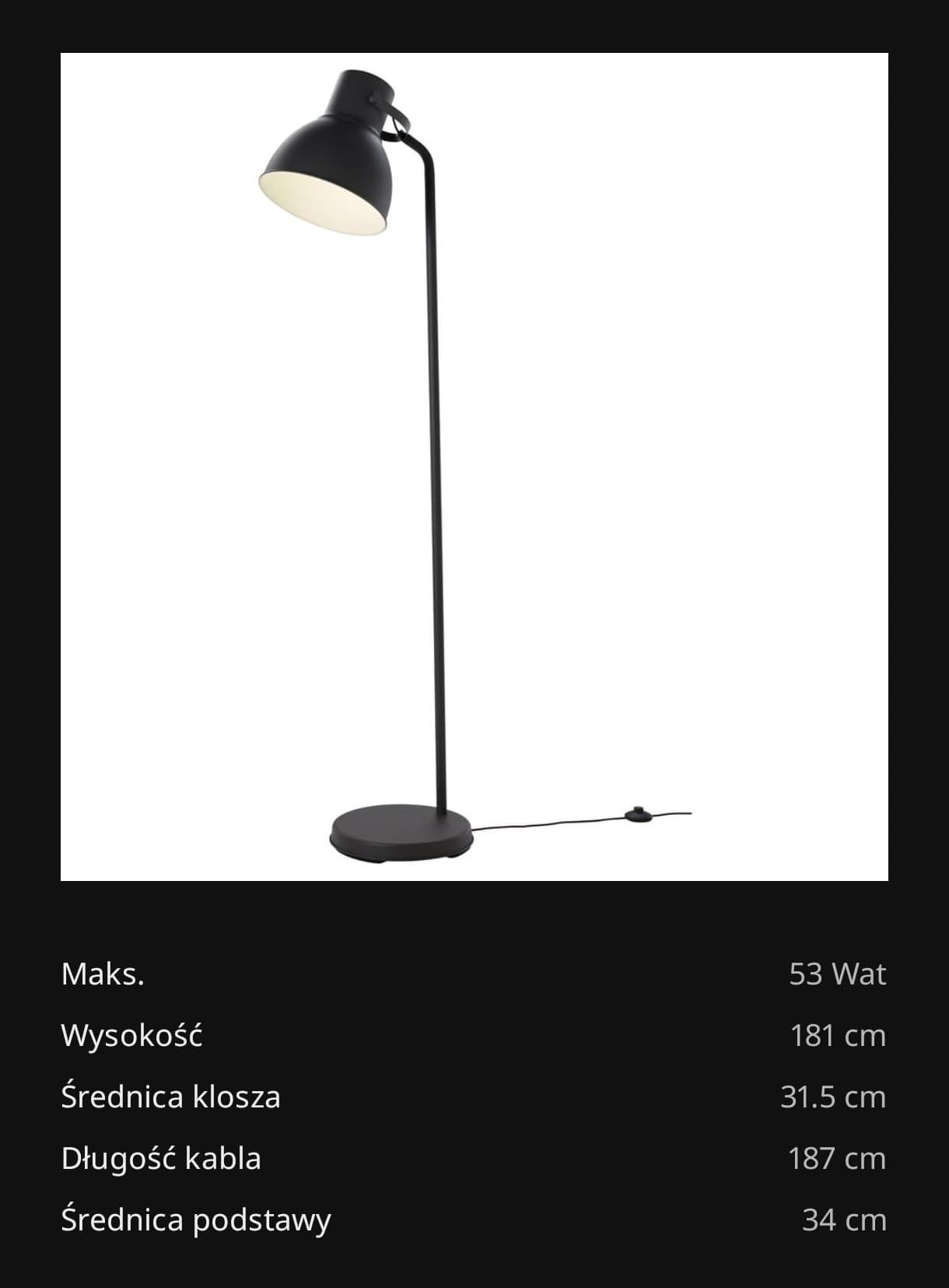 Lampy podłogowe