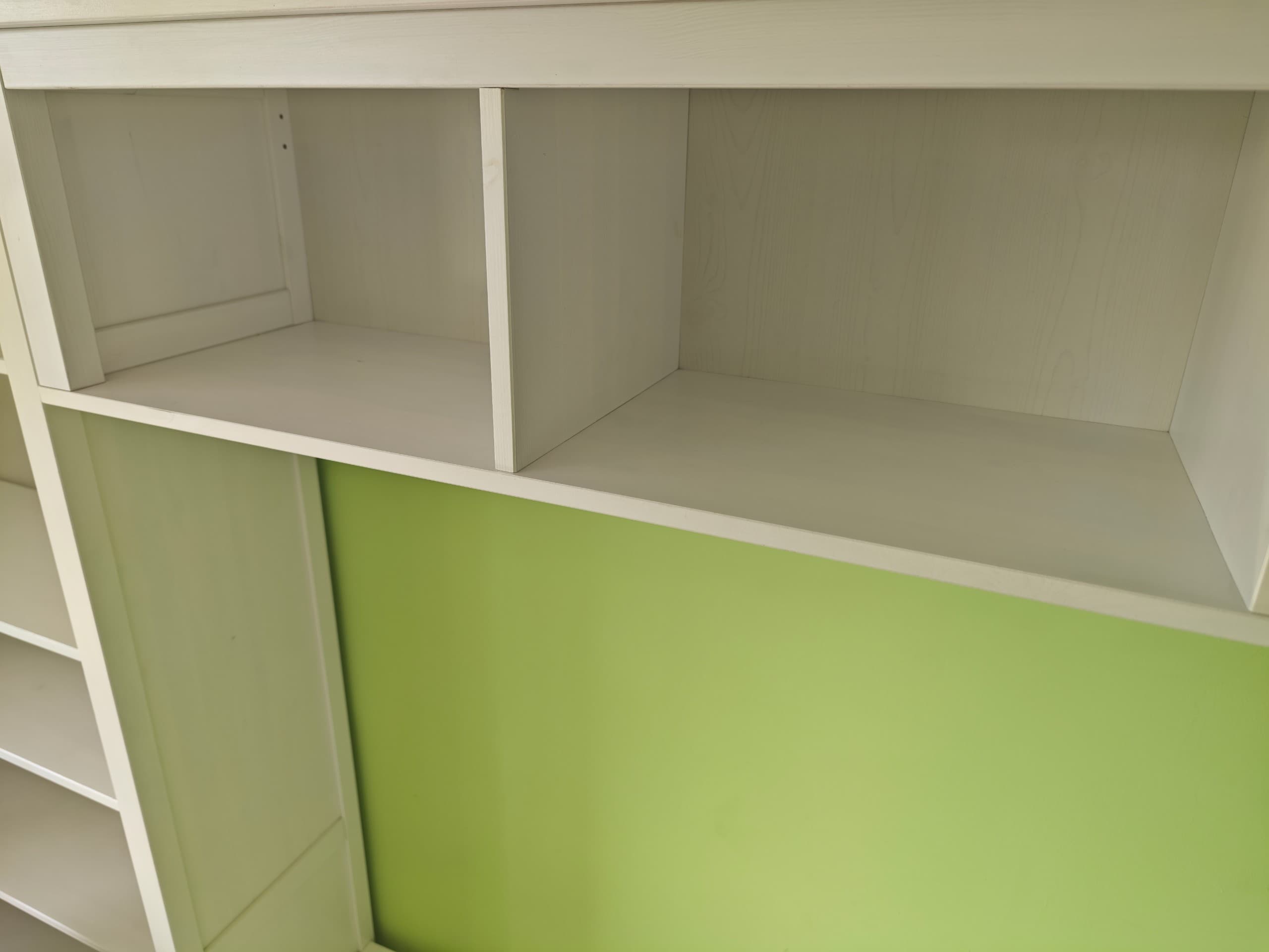HEMNES półka ścienna, biała bejca, 148x37 cm