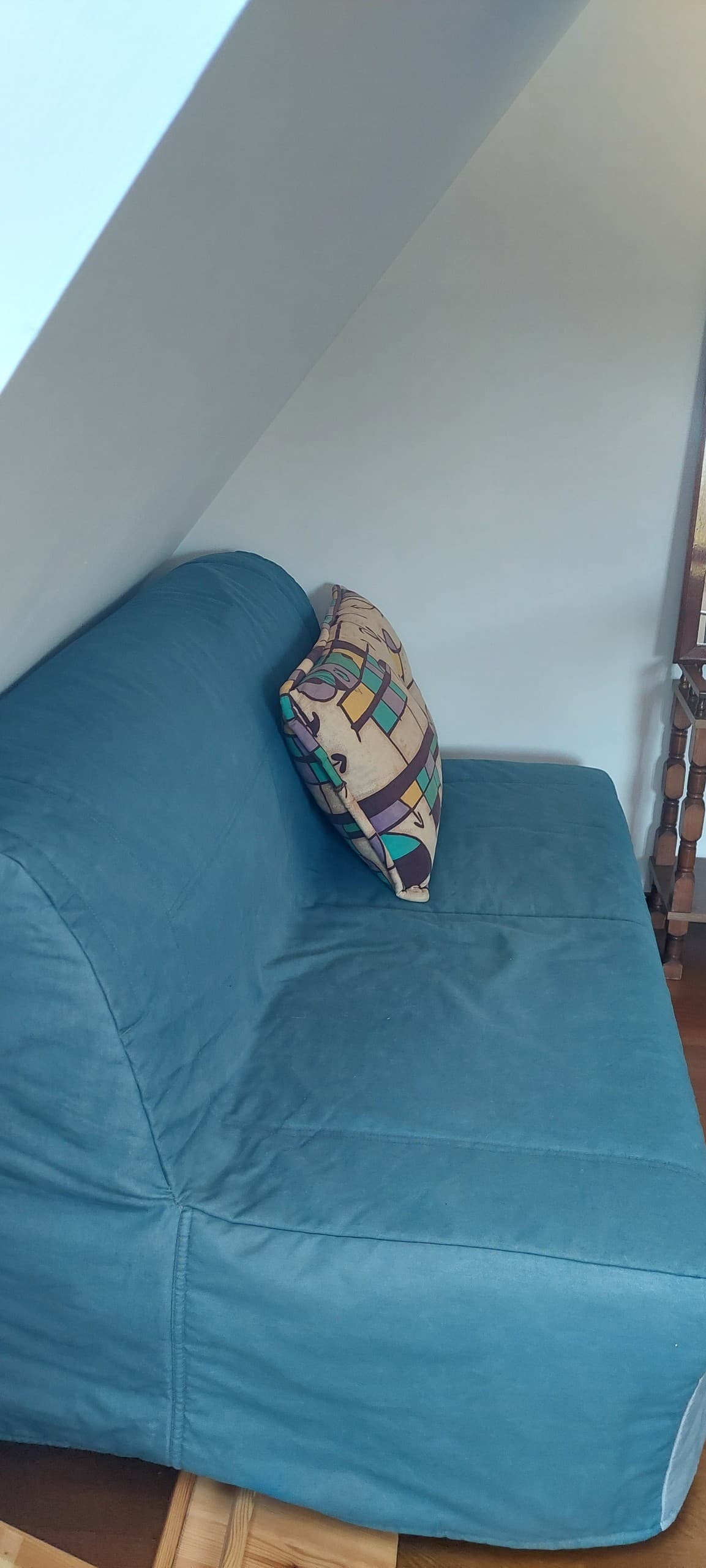LYCKSELE LÖVÅS sofa 2-osobowa, rozkładana, Grindtorp wielobarwny