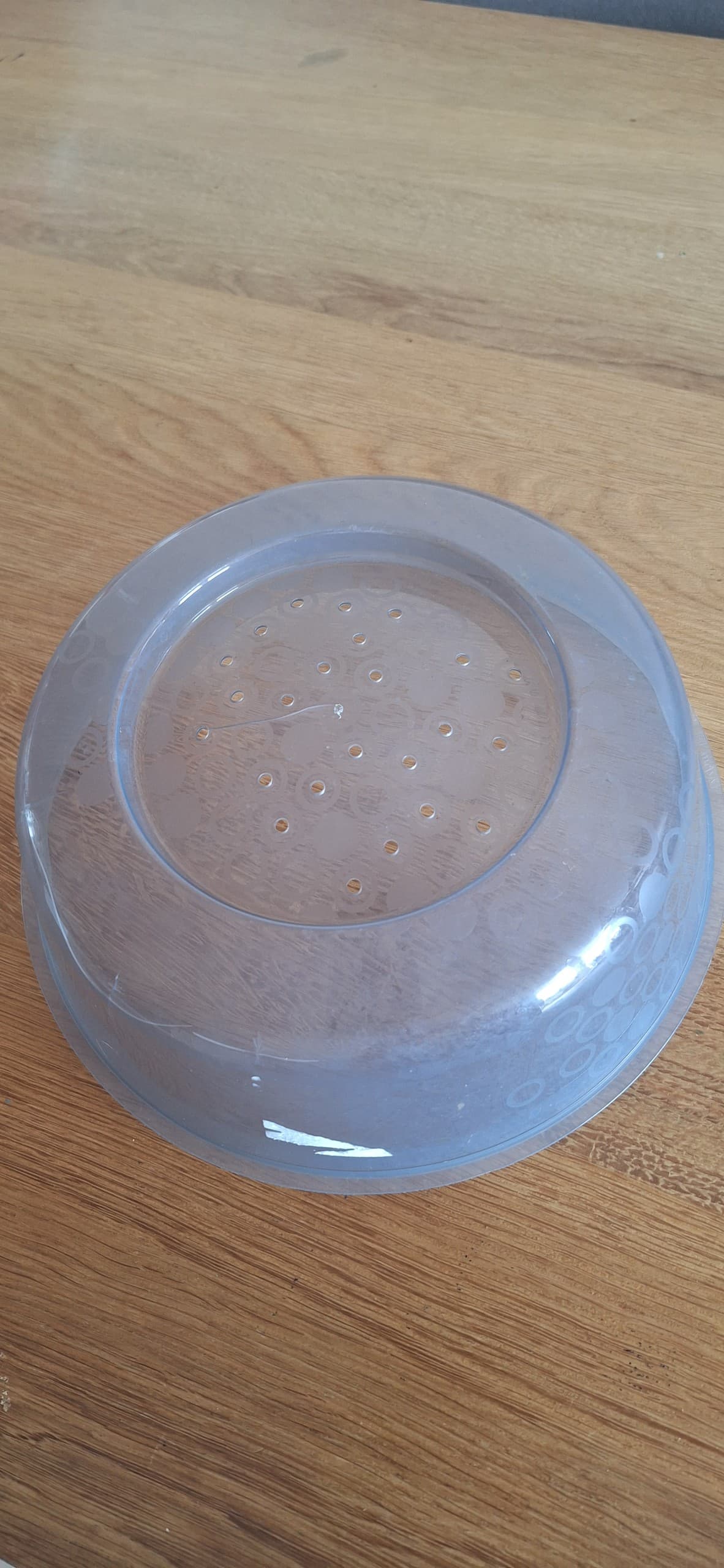 PRICKIG POKRYWKA przykrywka do kuchenki mikrofalowej, szary, 26 cm