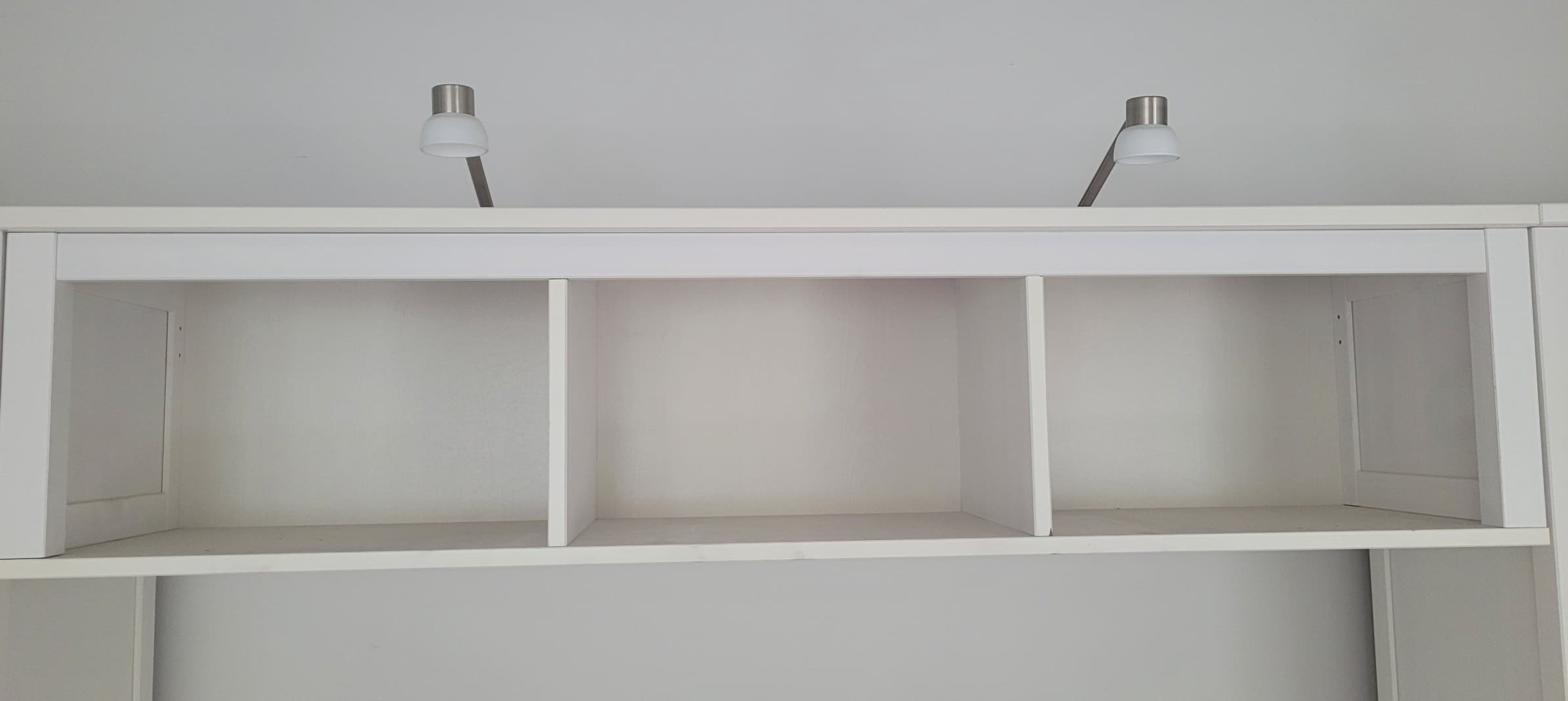 HEMNES półka ścienna, biała bejca, 148x37 cm
