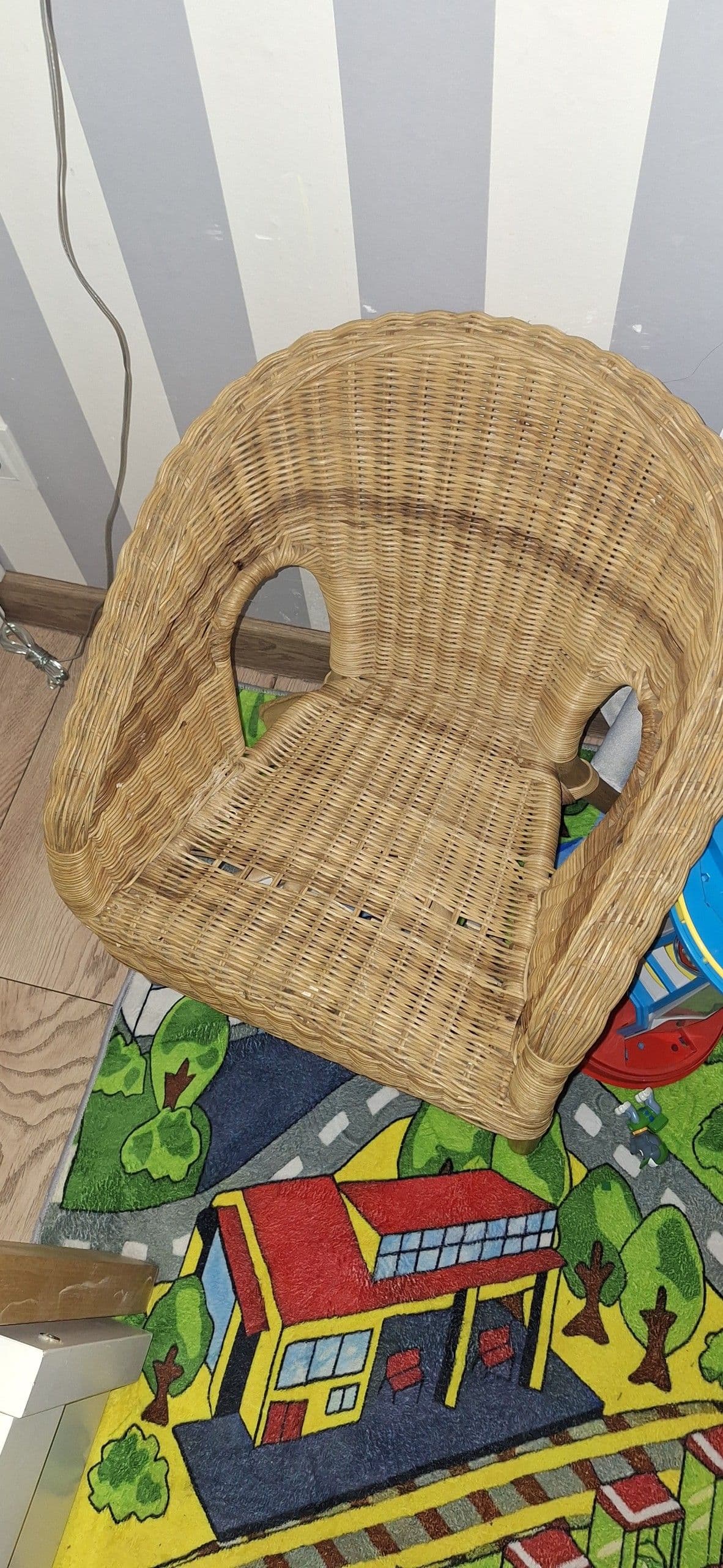 AGEN krzesło, rattan/bambus