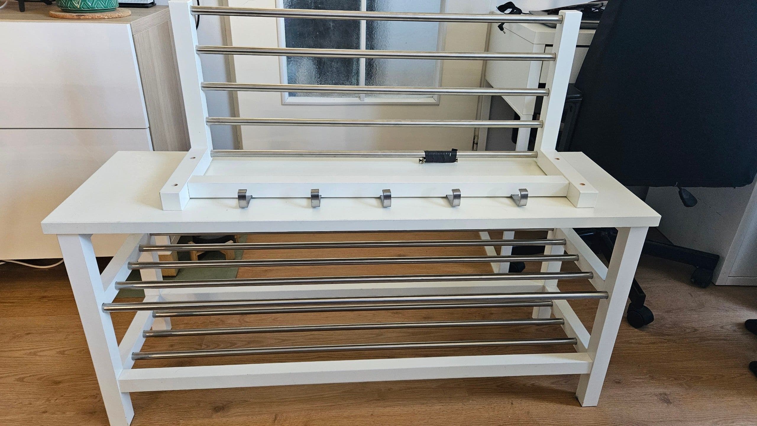 TJUSIG półka na kapelusze, biały, 79 cm