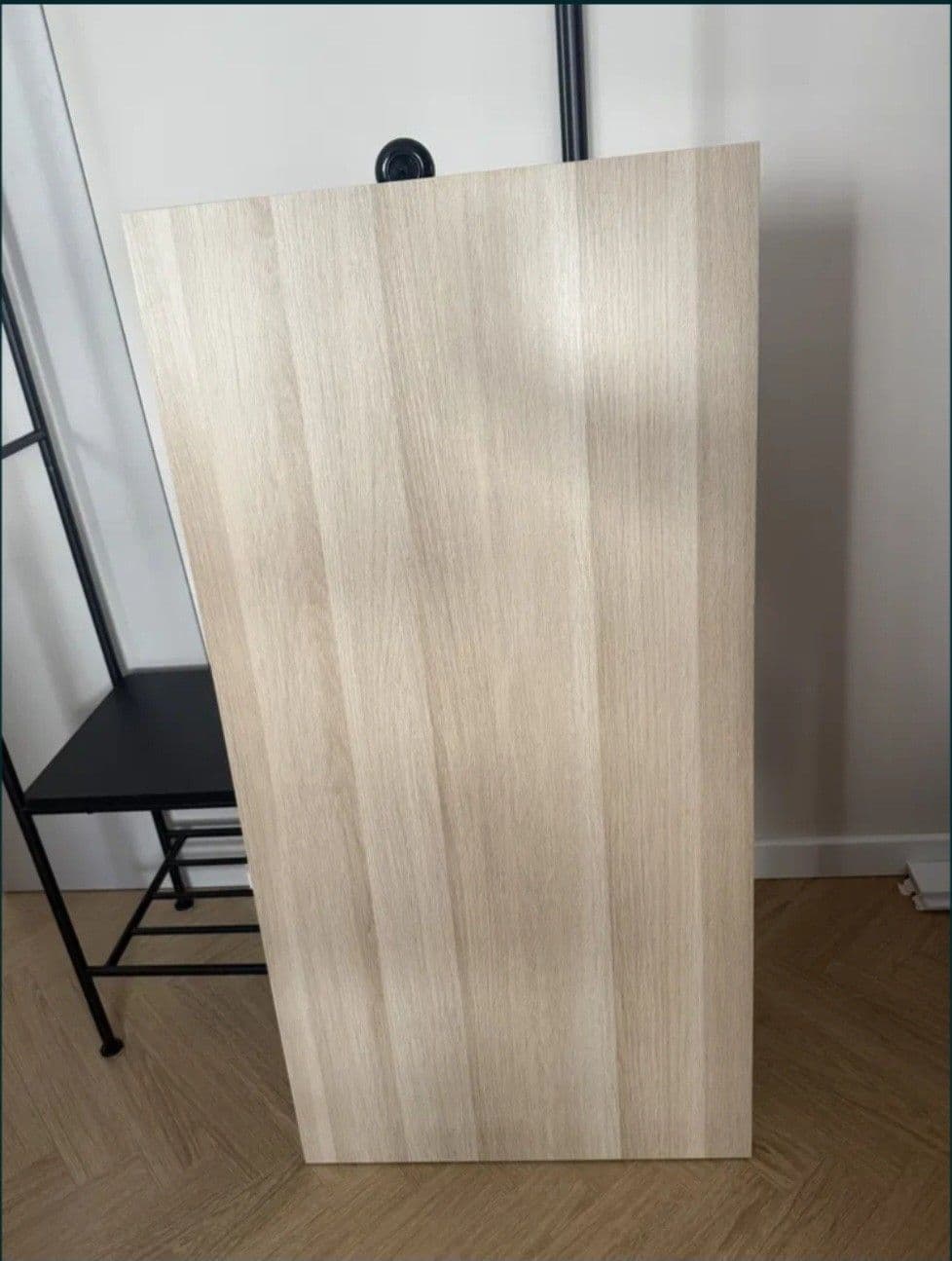 LAGKAPTEN blat, biała bejca imit. dębu, 120x60 cm