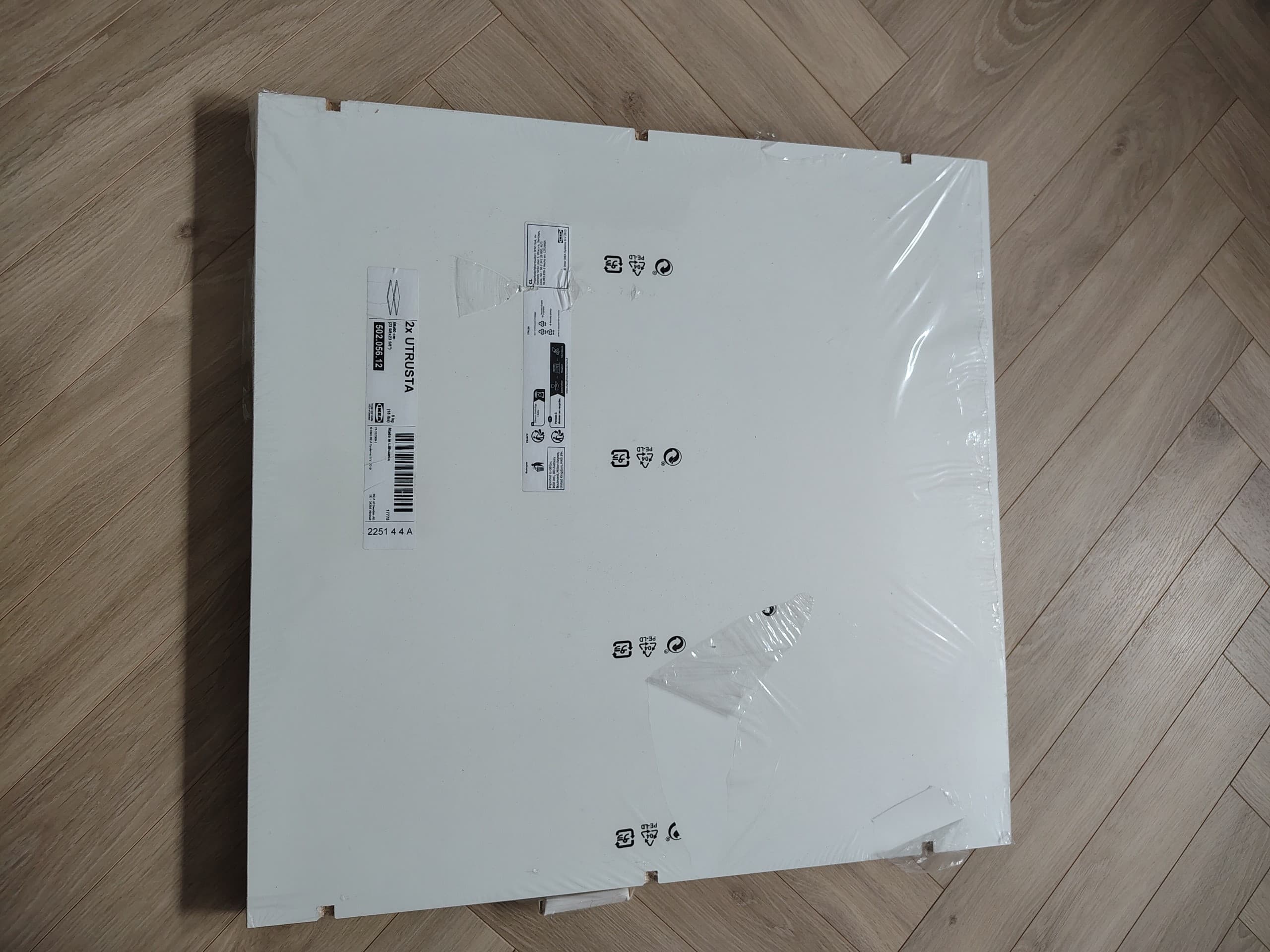 UTRUSTA półka, biały, 60x60 cm