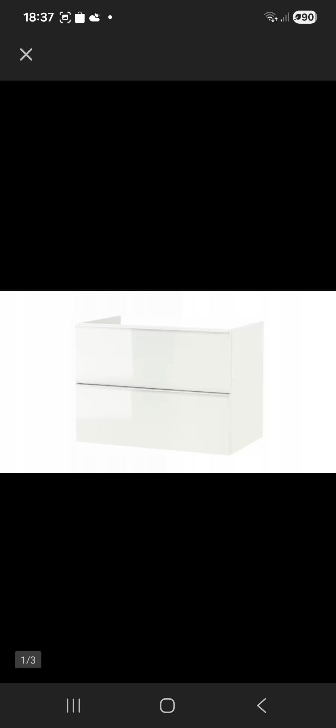 Meble łazienkowe ÄNGSJÖN