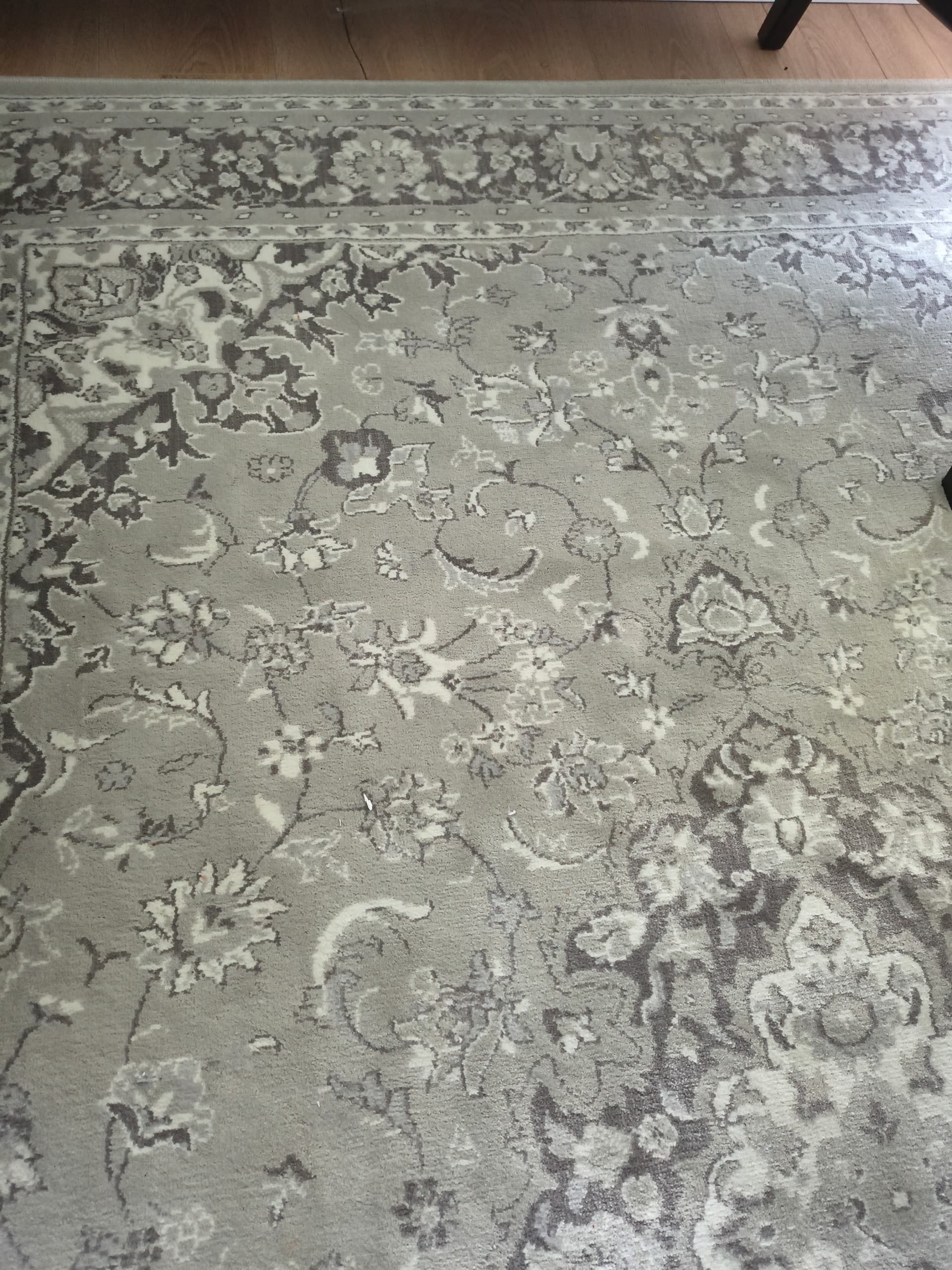 VEDBÄK dywan z krótkim włosiem, jasnoszary, 170x230 cm