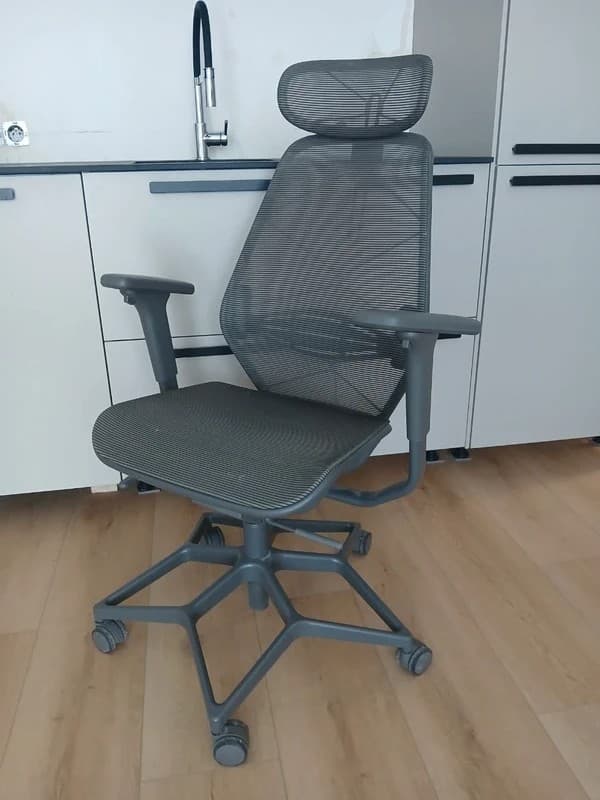 STYRSPEL krzesło gamingowe, ciemnoszary/szary
