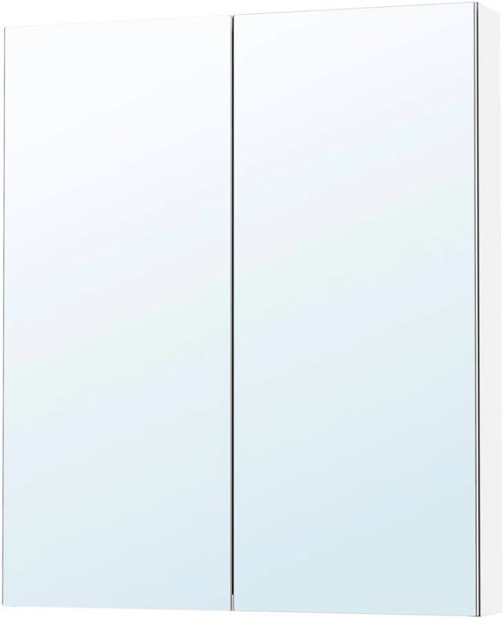 LETTAN szafka z lustrem/drzwiczki, efekt lustrzany/lustro, 80x15x95 cm