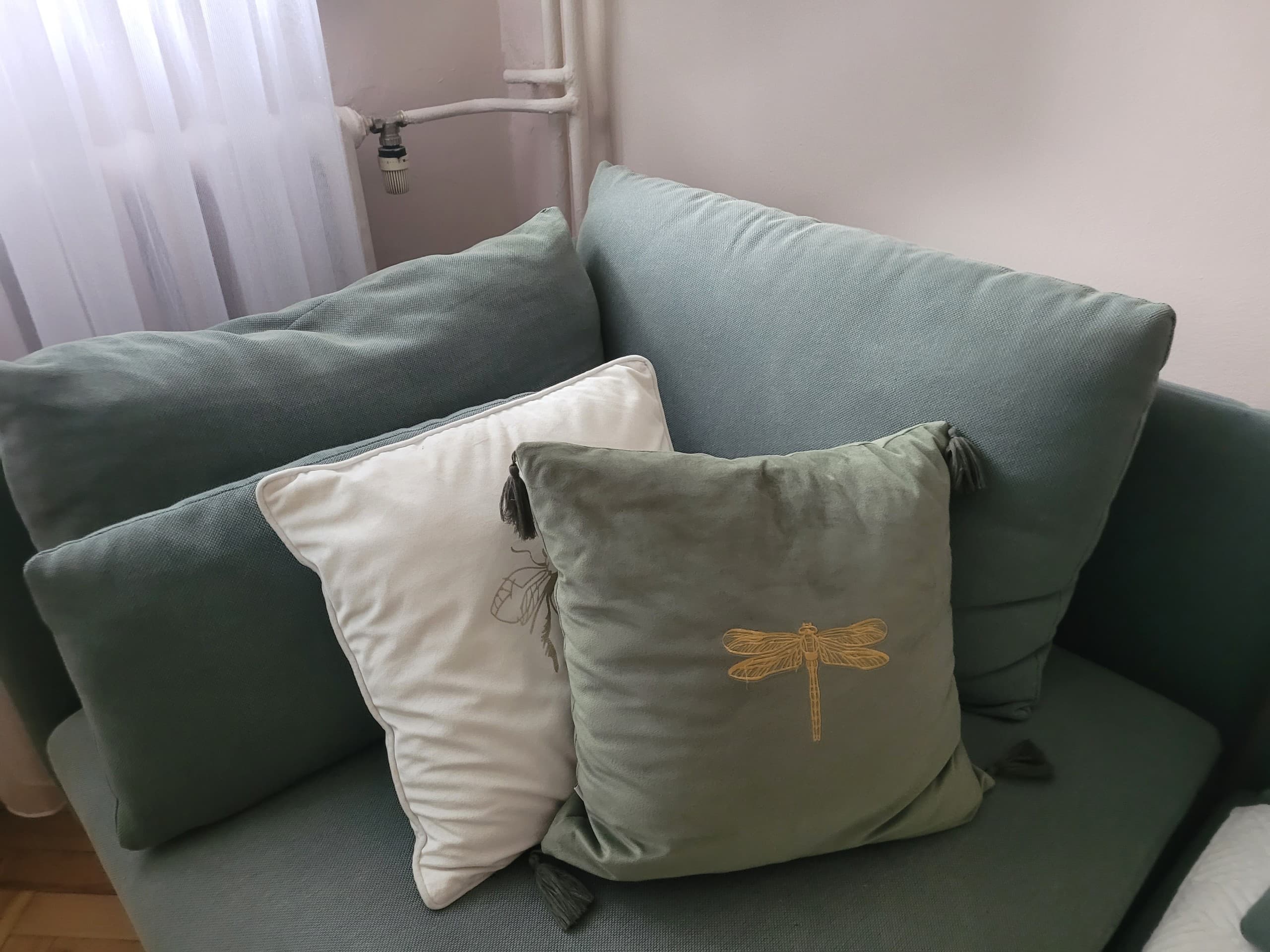 SÖDERHAMN sofa 3-osobowa, Kelinge szaroturkusowy