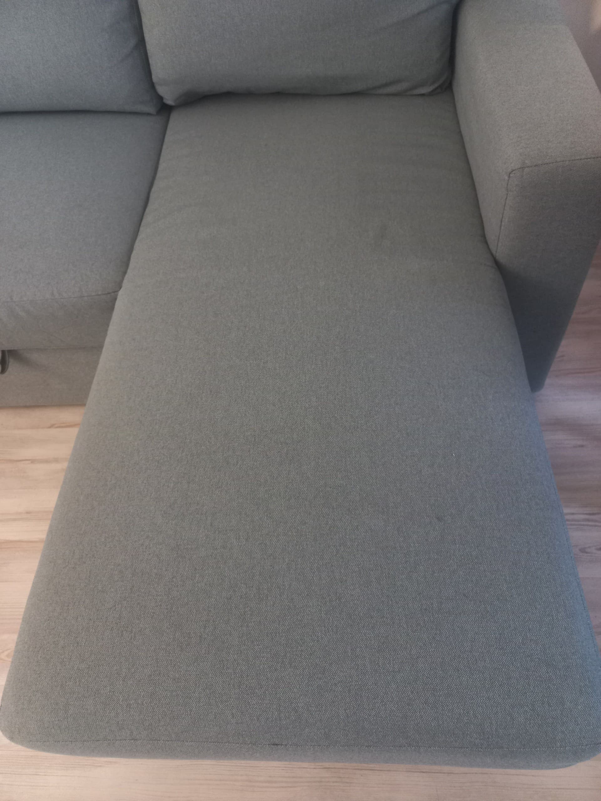 BÅRSLÖV sofa 3-osobowa, rozkładana, Tibbleby jasny szaroturkusowy