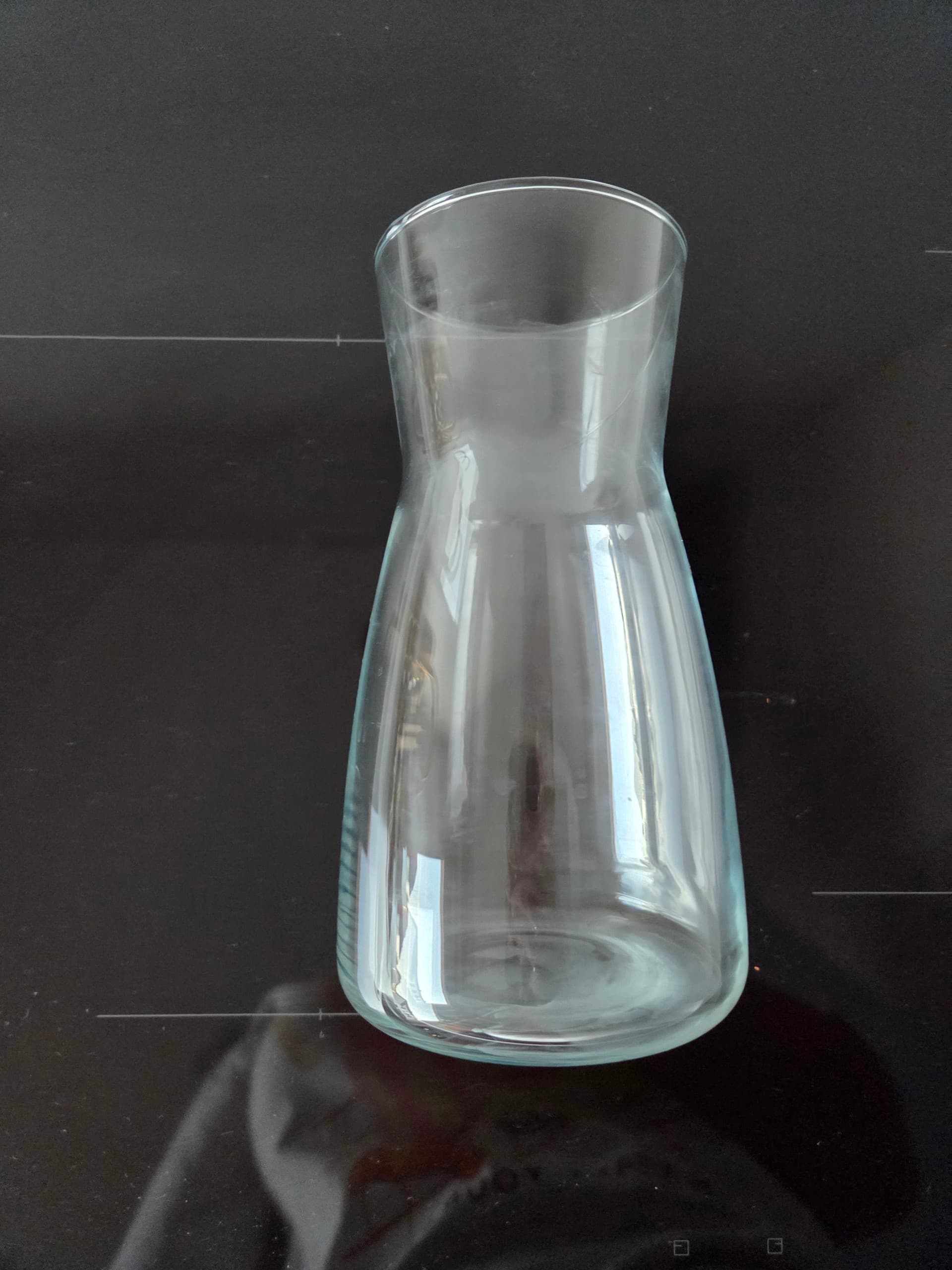 TIDVATTEN Wazon, szkło bezbarwne, 17 cm