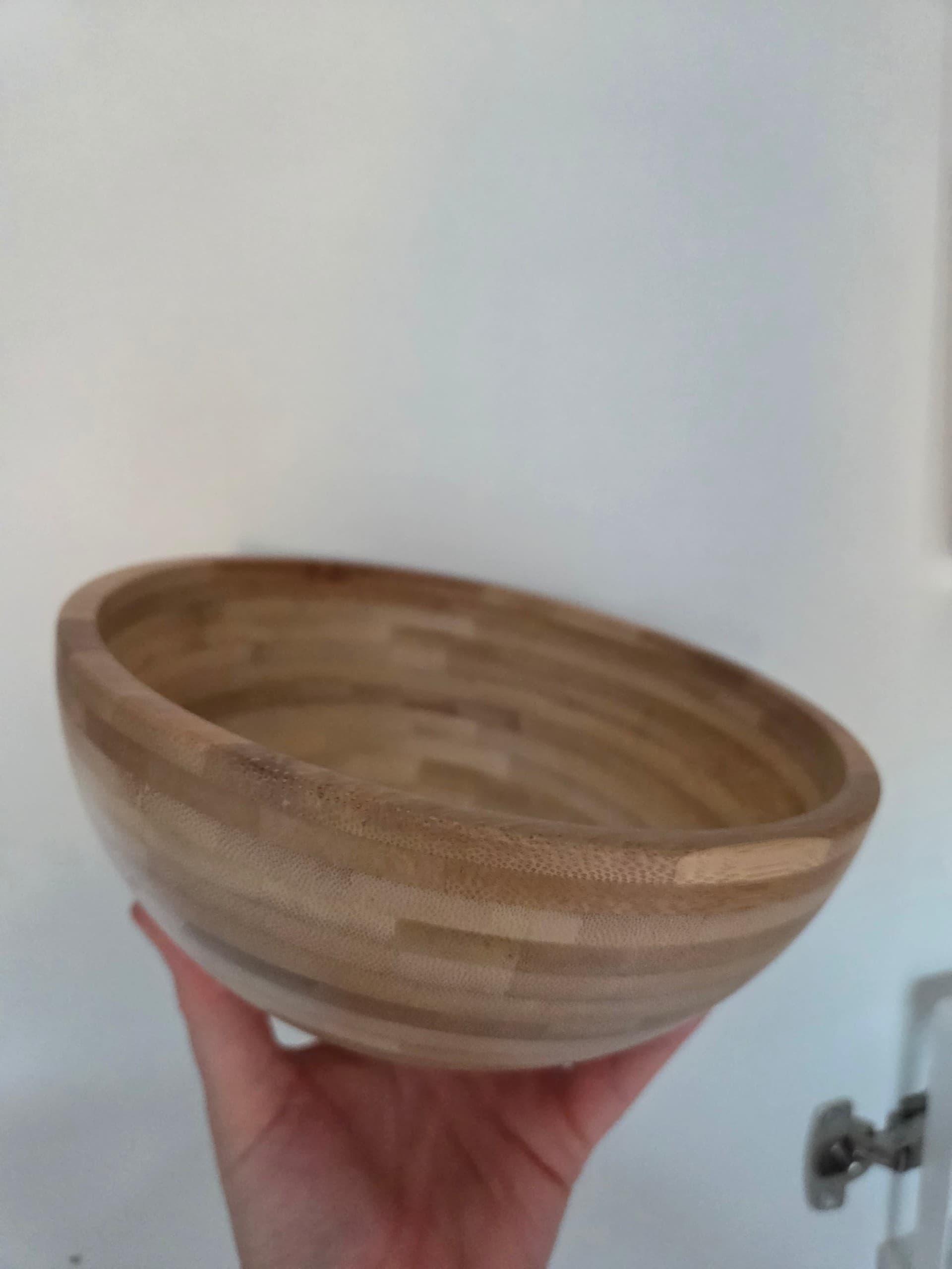 BLANDA MATT miska, bambus, 20 cm