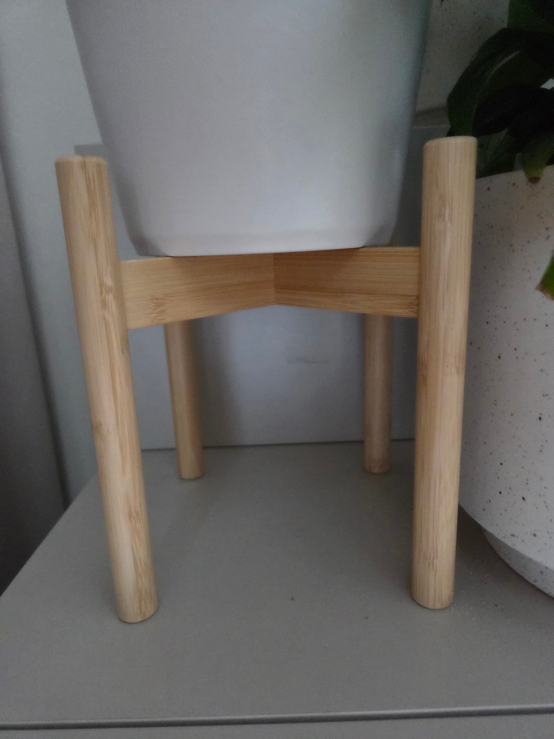 DAKSJUS stojak na doniczkę, bambus, 21 cm