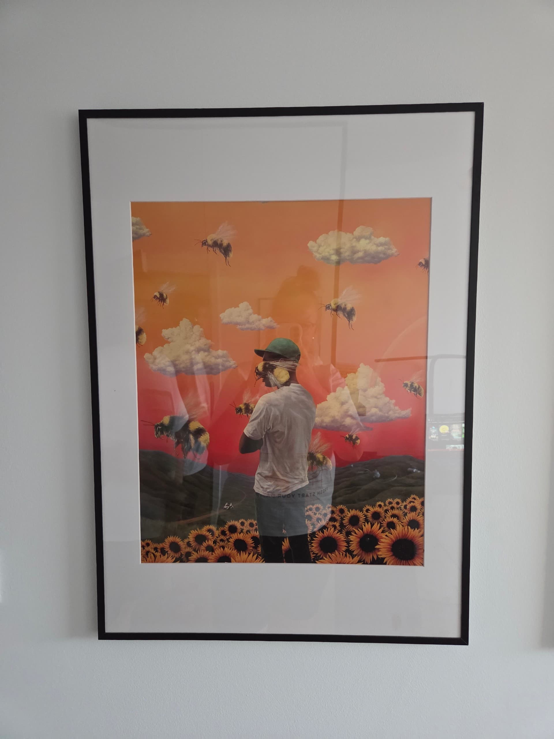 RÖDALM ramka, czarny, 70x100 cm