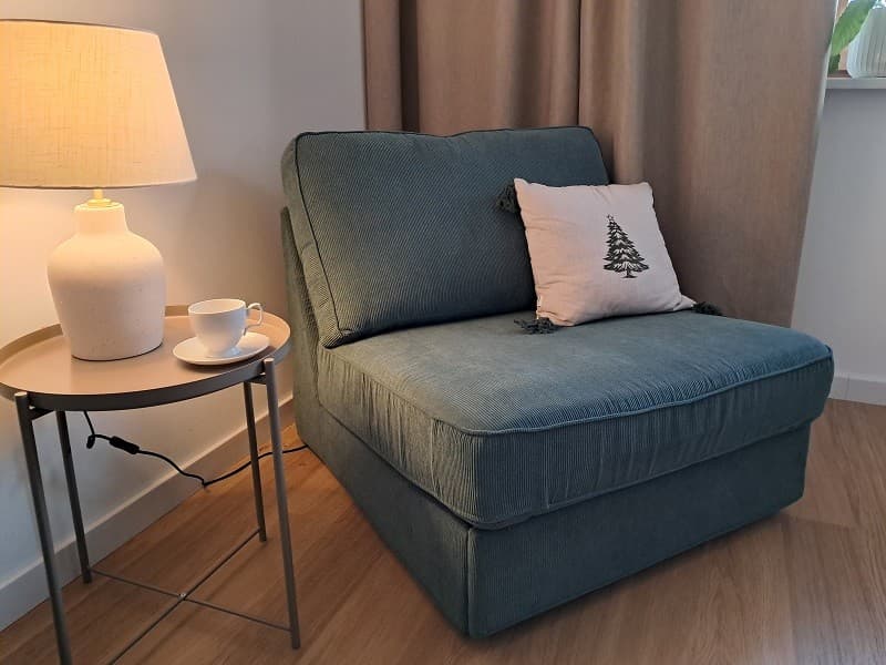 KIVIK 1o sofa rozkładana, Kelinge szaroturkusowy