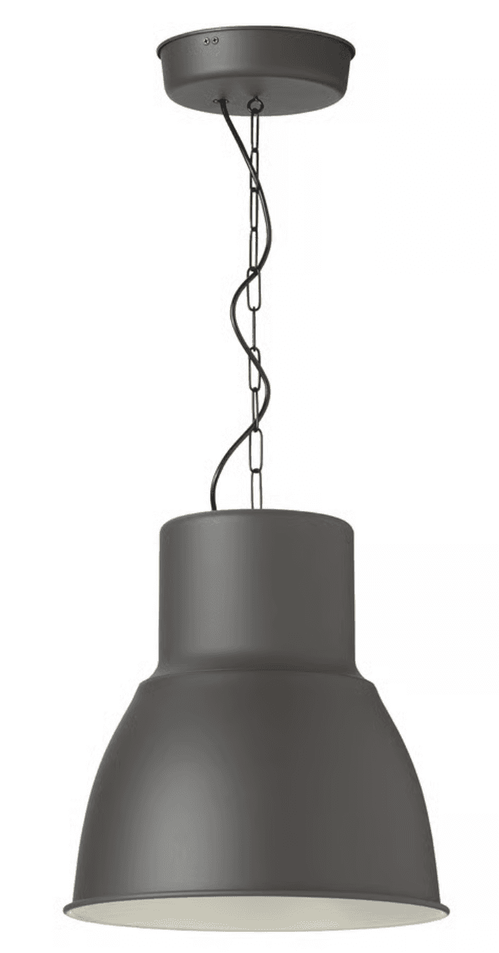 HEKTAR lampa wisząca, ciemnoszary, 38 cm