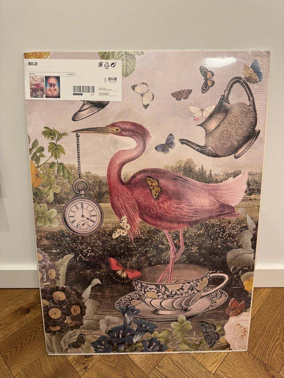 PJÄTTERYD obraz, Wazon z 12 słonecznikami, 70x100 cm