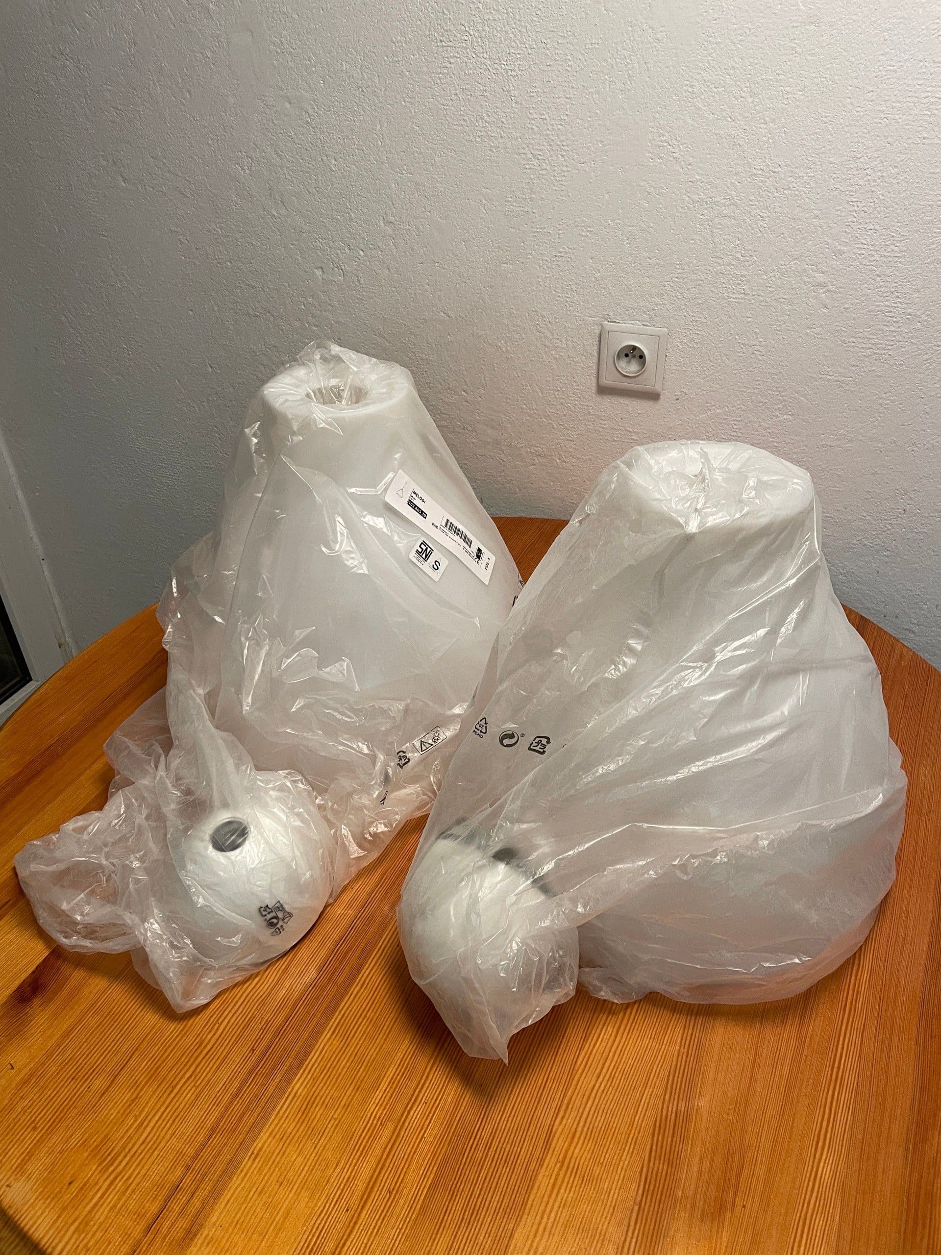 MELODI lampa wisząca, biały, 38 cm