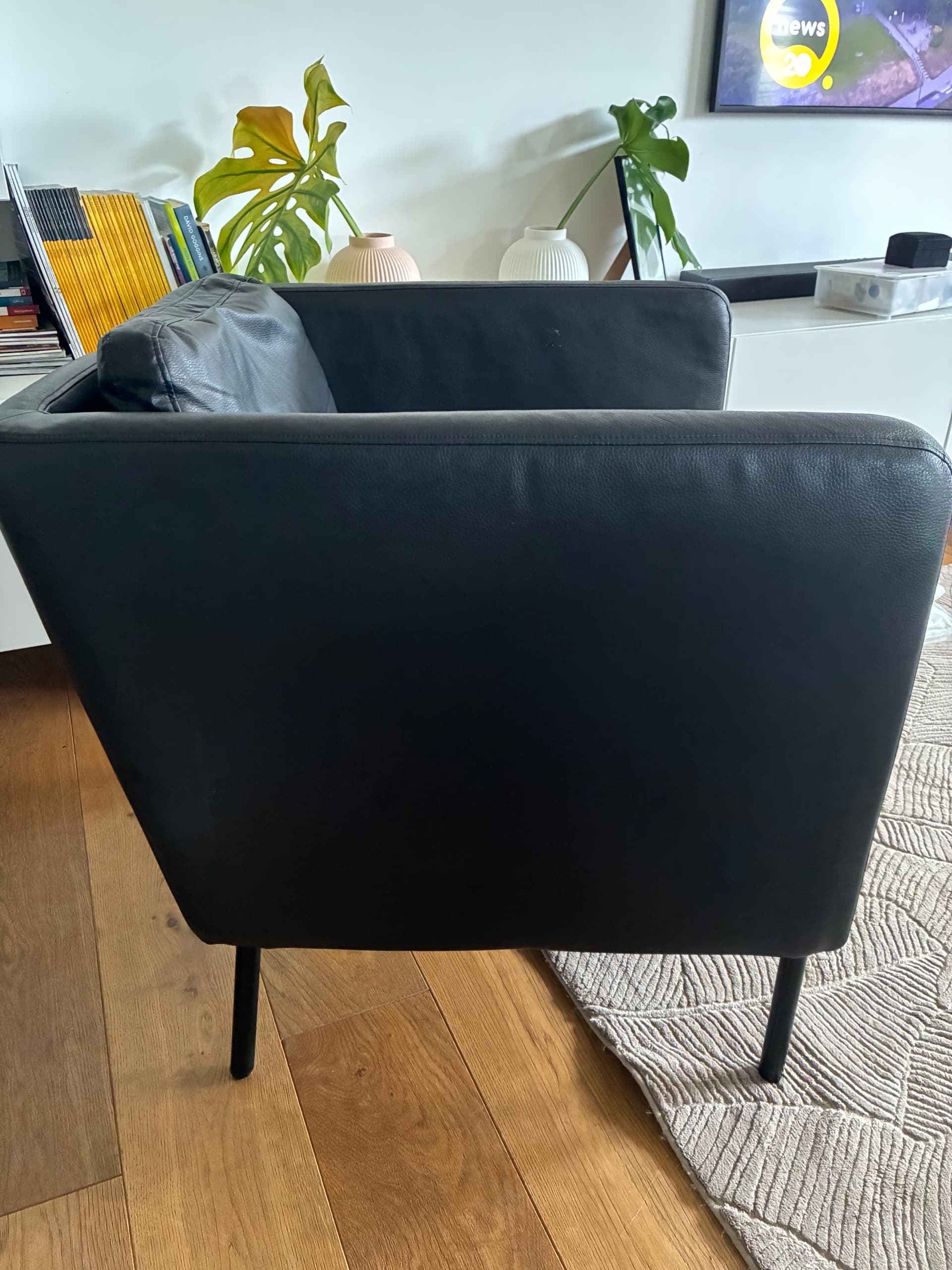 EKERÖ fotel, Bomstad czarny