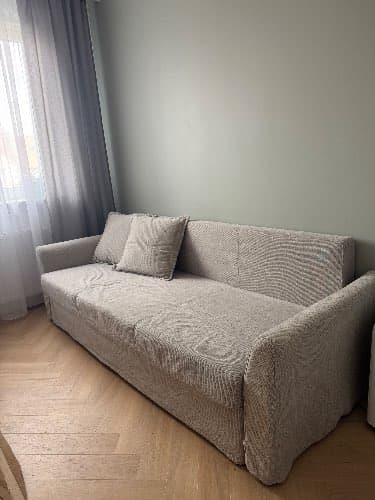 HOLMSUND pokrycie sofy rozkł 3 osob., Borgunda beżowy