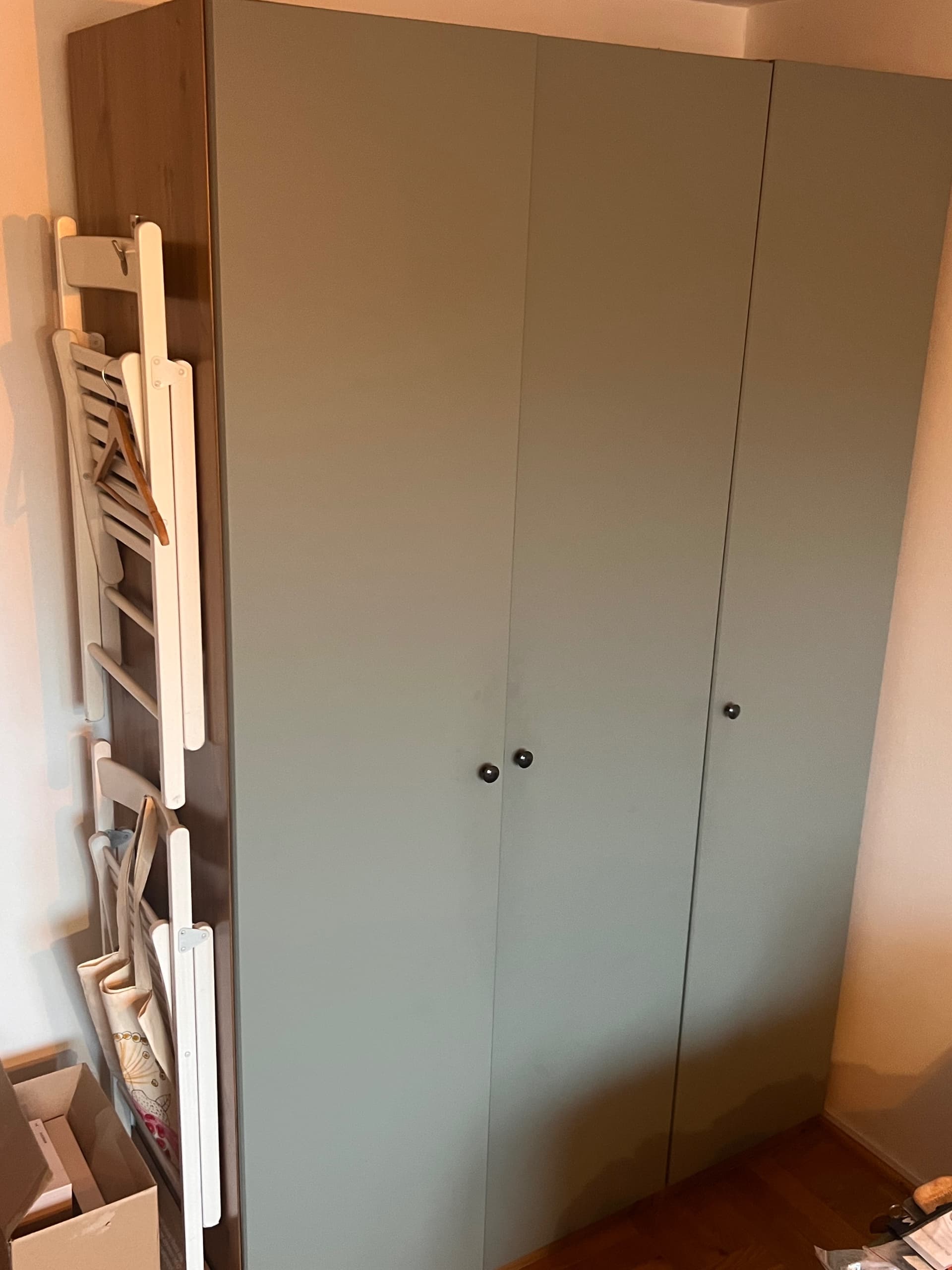 REINSVOLL drzwi, szarozielony, 50x229 cm
